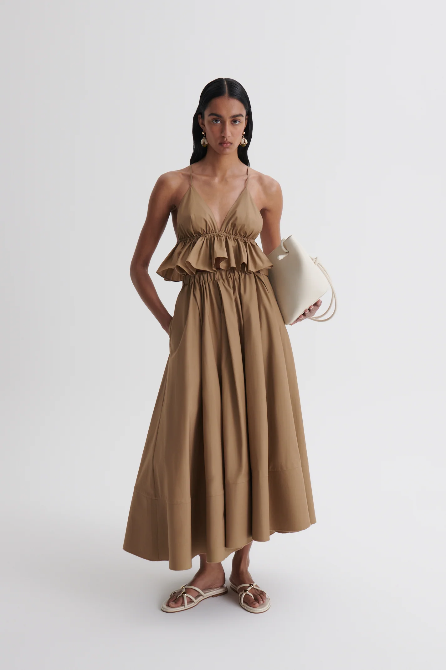 PARACHUTE COTTON RUFFLE CAMISOLE - Image 4