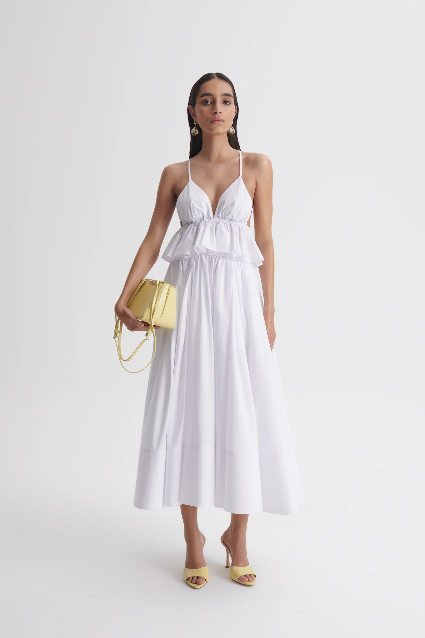 PARACHUTE COTTON RUFFLE CAMISOLE - Image 4