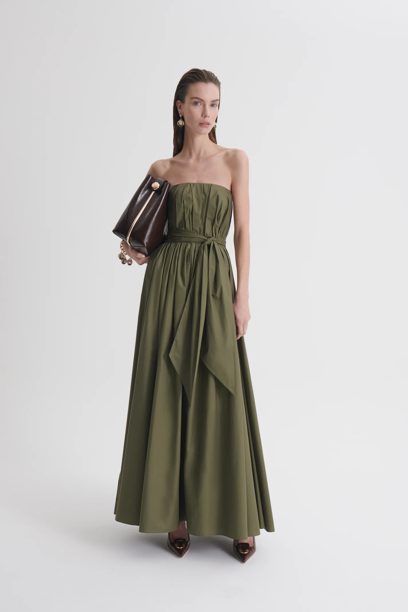PARACHUTE CREPE KNIT GOWN - Image 3