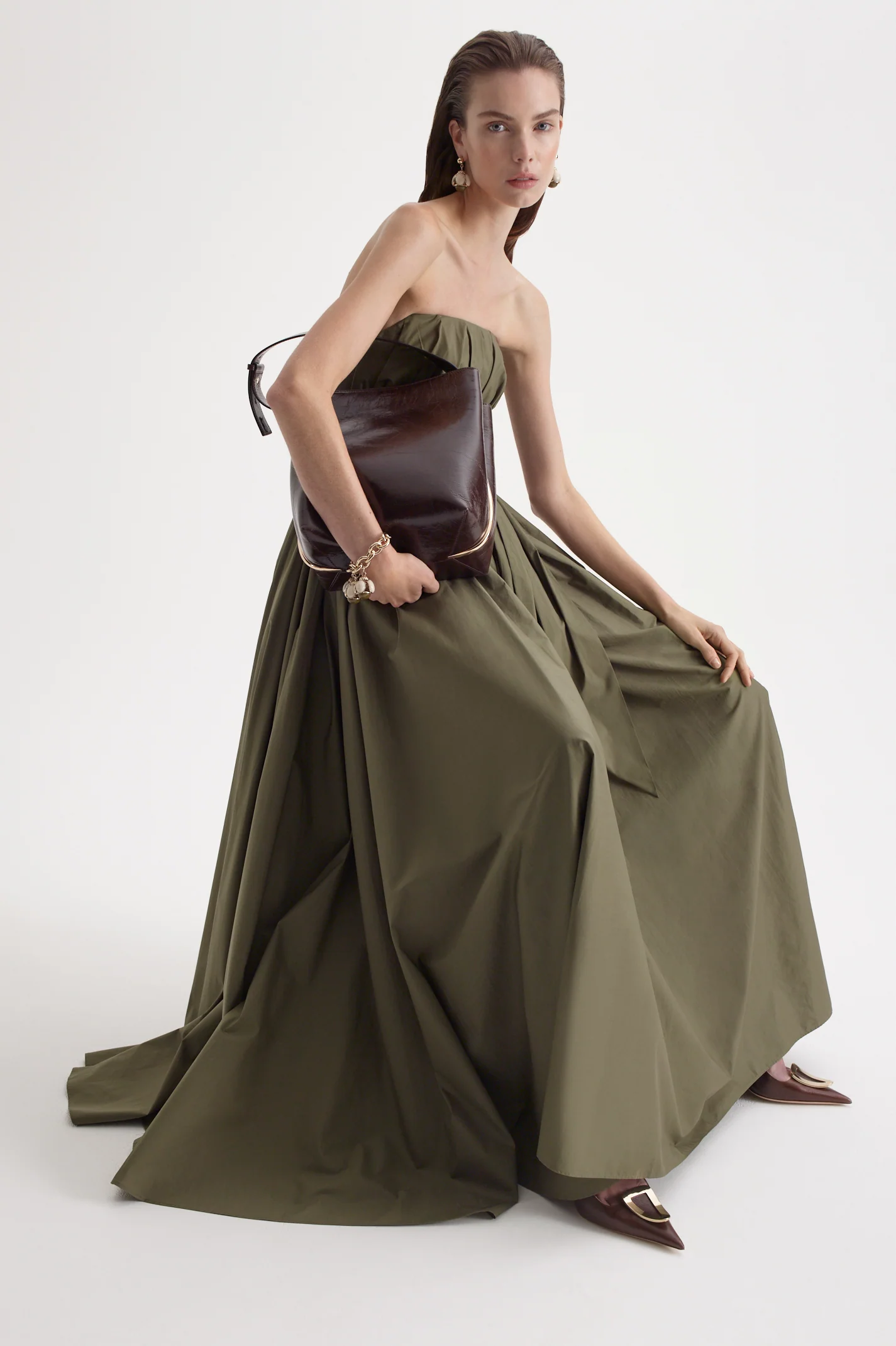 PARACHUTE CREPE KNIT GOWN - Image 8