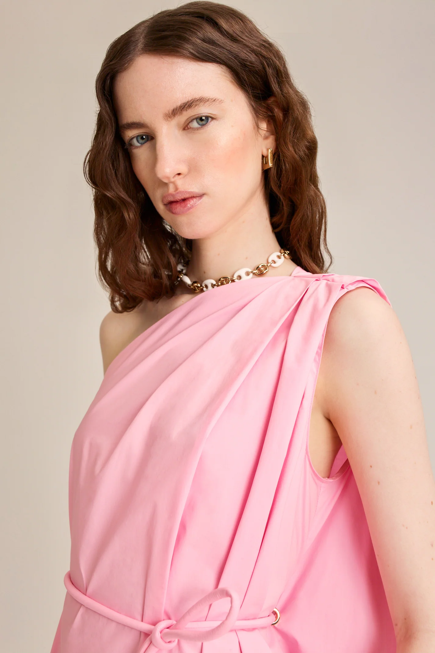 PARACHUTE CTN ONE SHLDER DRESS - Image 6