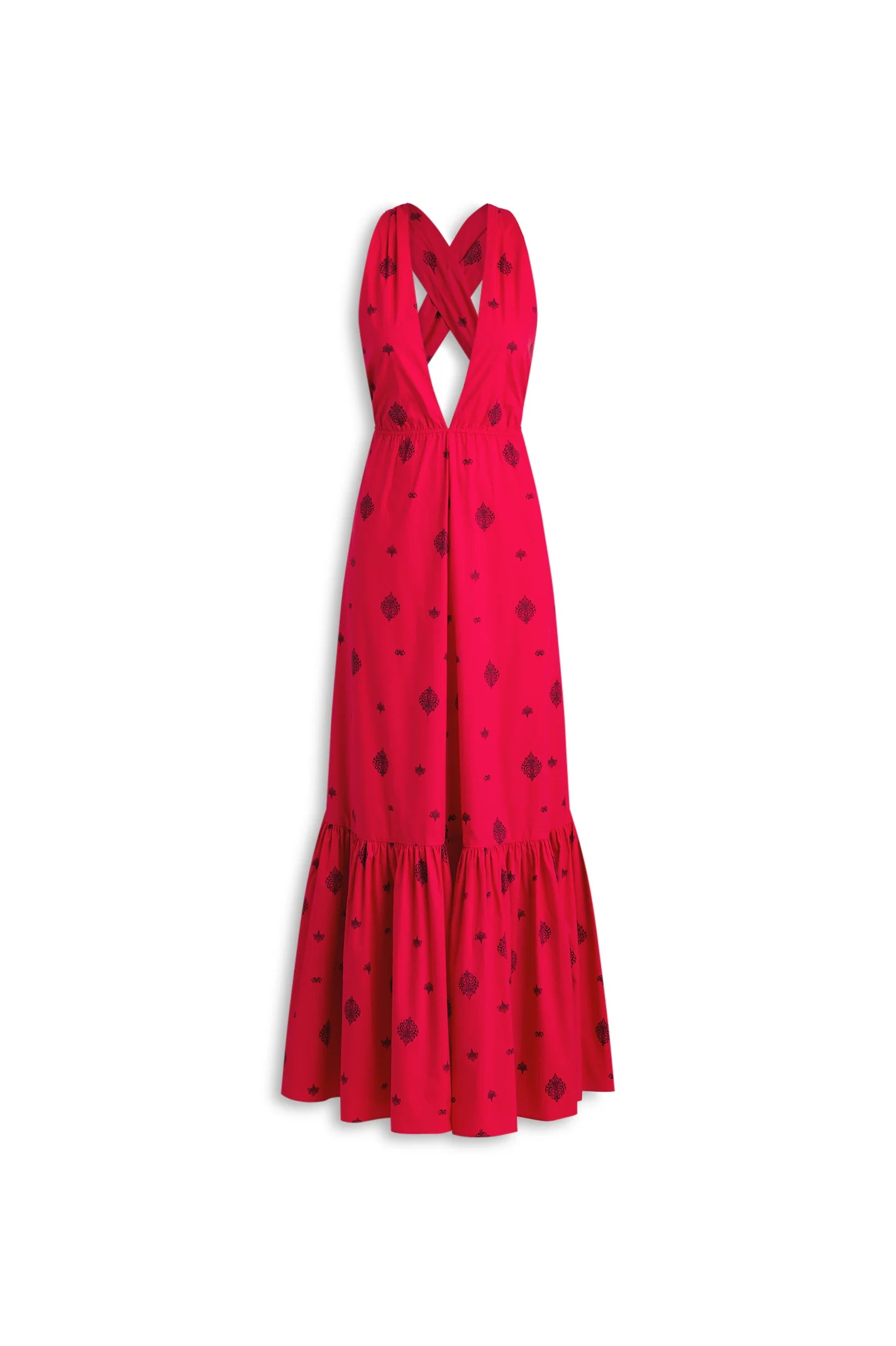 PARACHUTE FOULARD HALTER DRESS