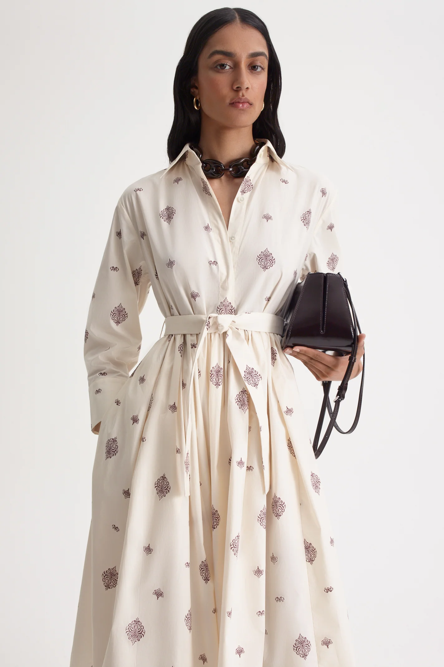 PARACHUTE FOULARD SHIRT DRESS - Image 7