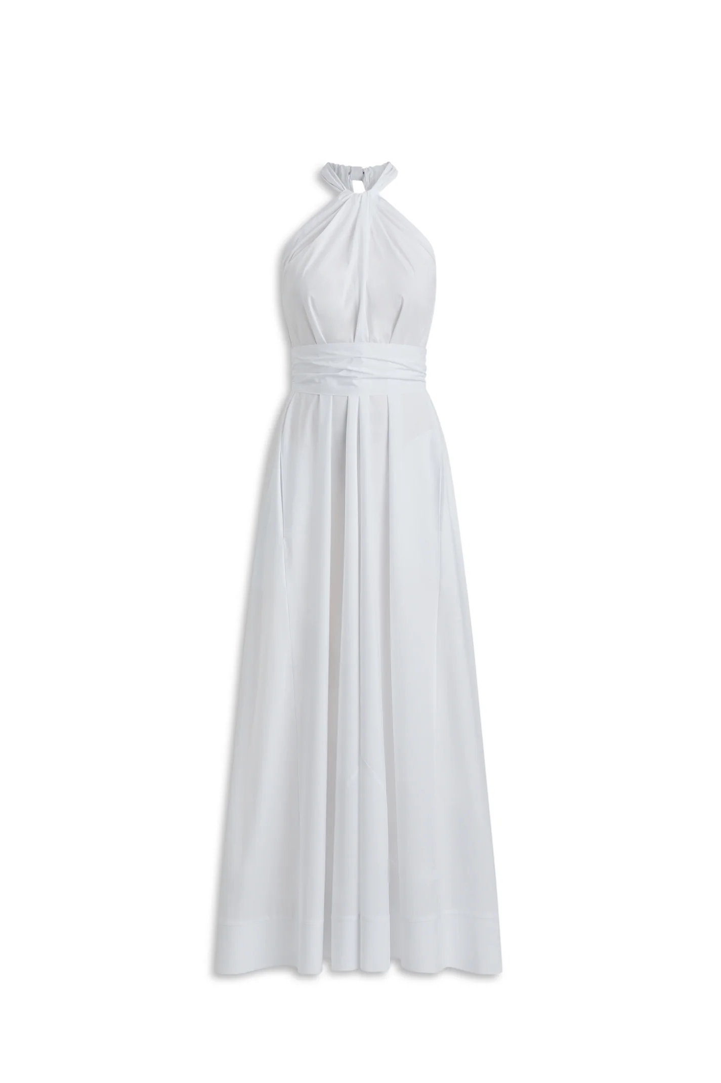 PARACHUTE TURBAN TIE DRESS