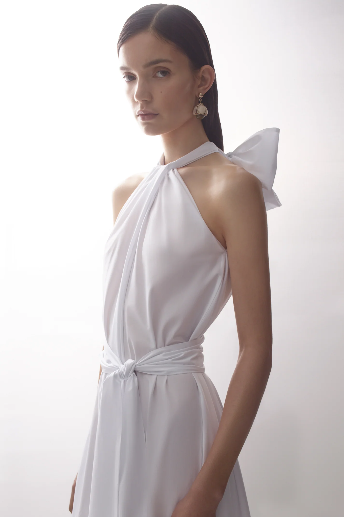 PARACHUTE TURBAN TIE DRESS - Image 3