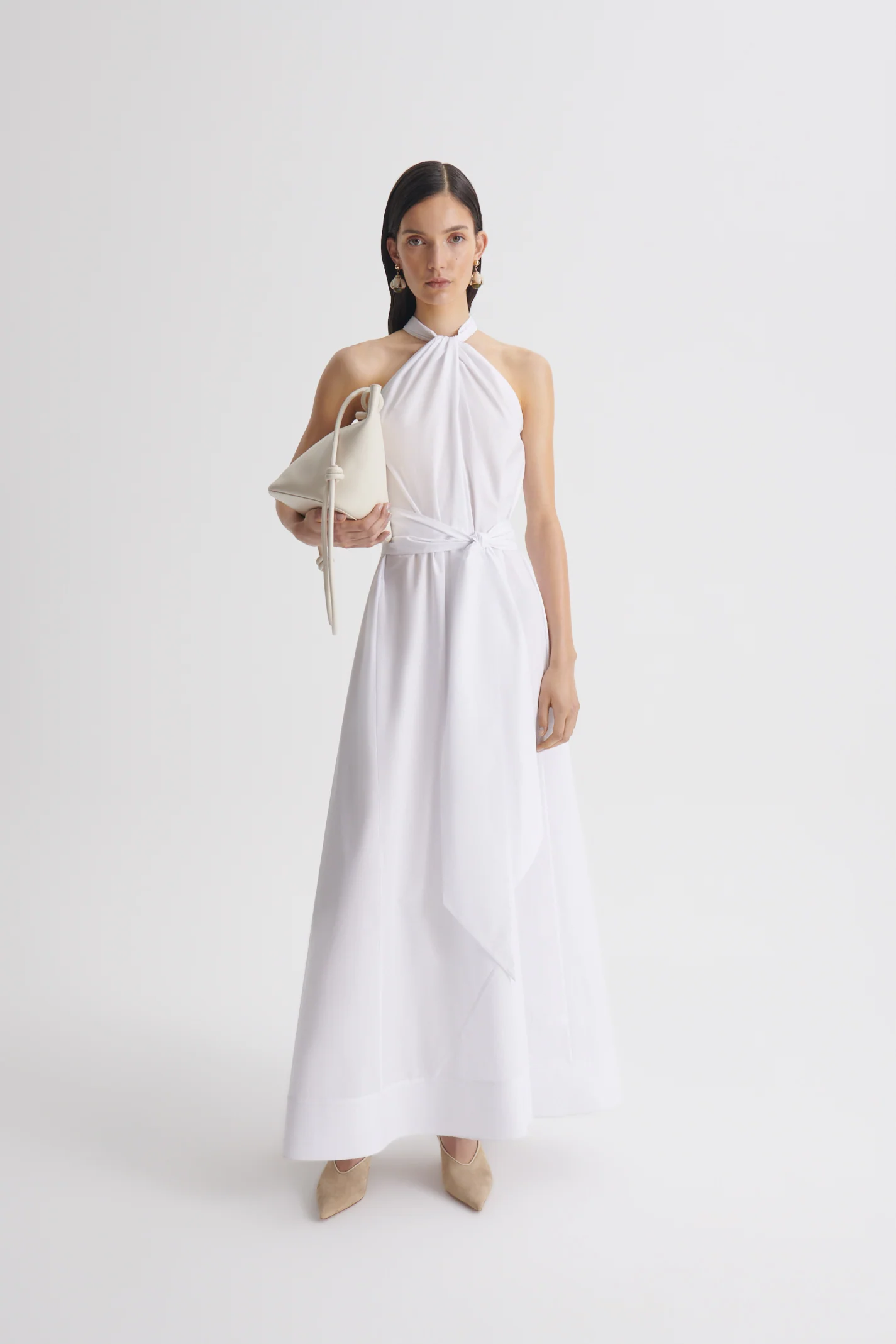 PARACHUTE TURBAN TIE DRESS - Image 4