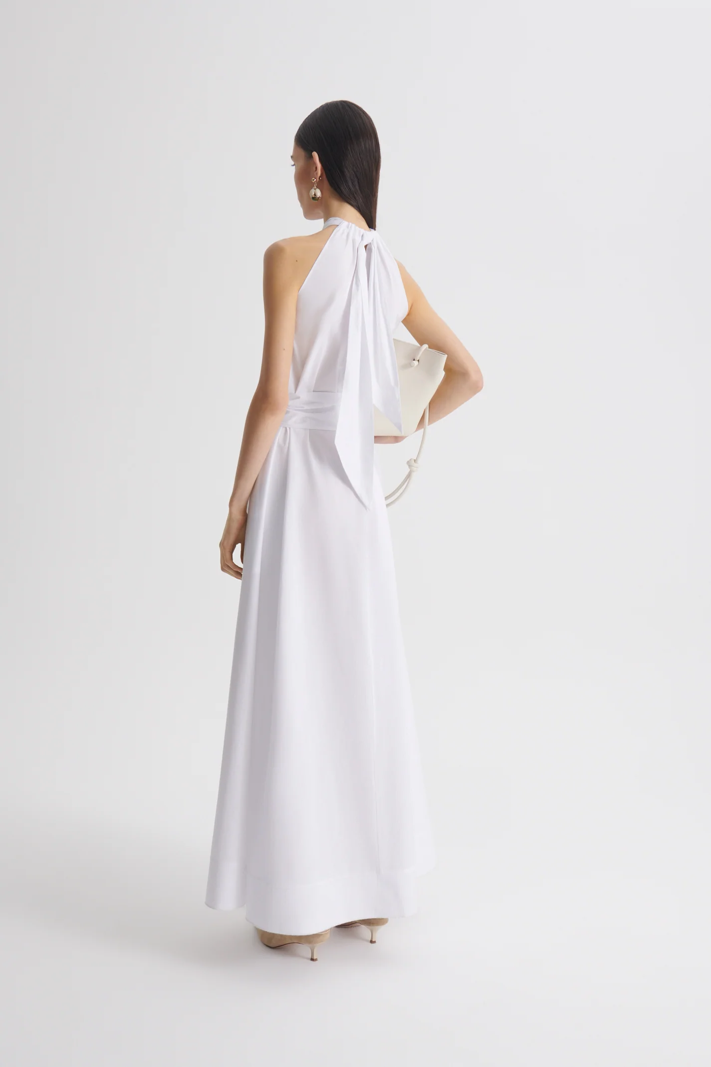 PARACHUTE TURBAN TIE DRESS - Image 6
