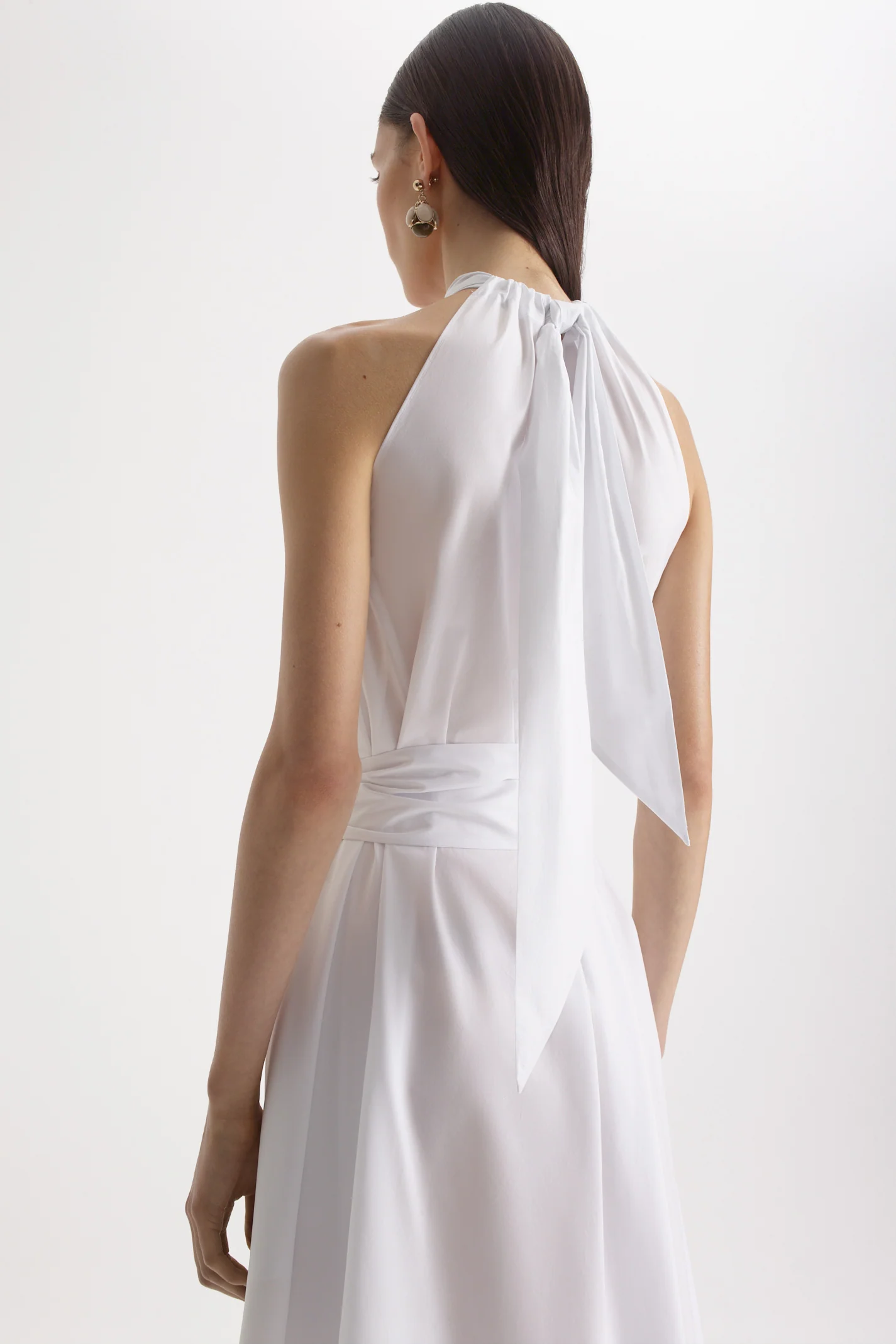PARACHUTE TURBAN TIE DRESS - Image 7