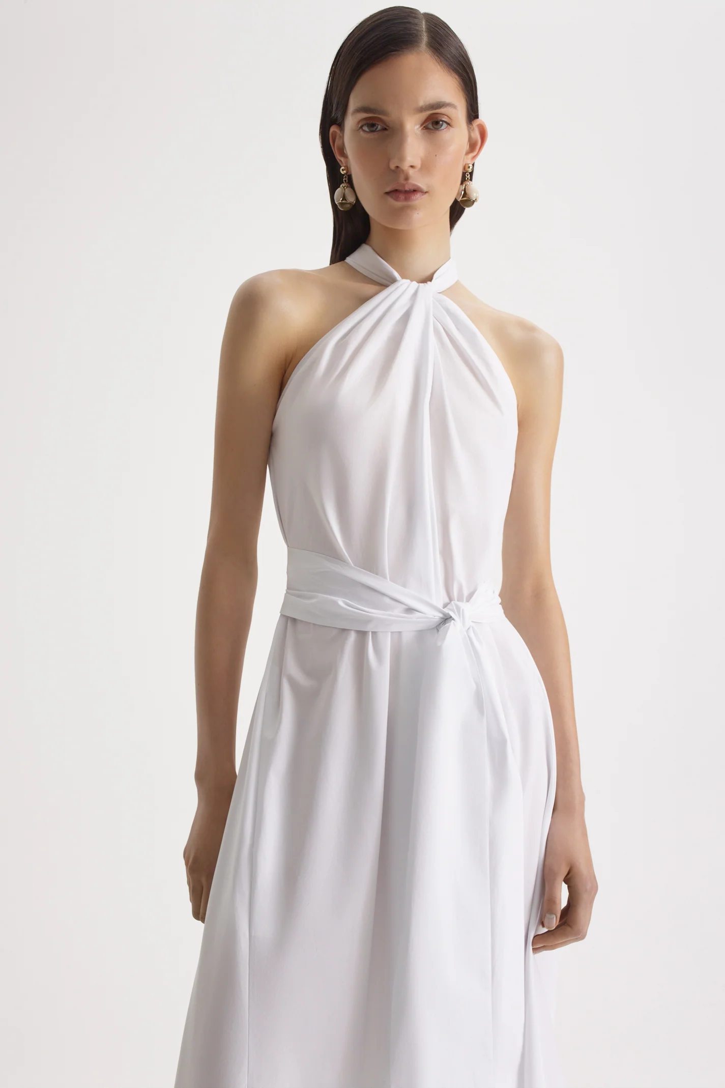 PARACHUTE TURBAN TIE DRESS - Image 8