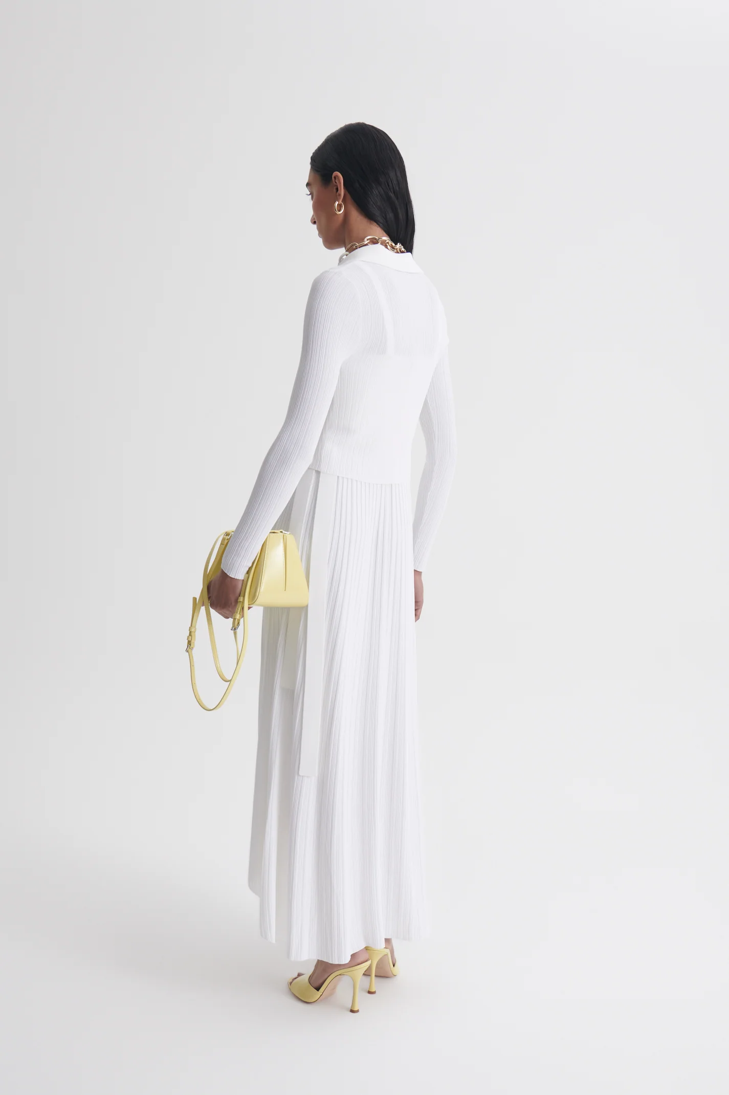 PLEATED RIB CARDIGAN - Image 6