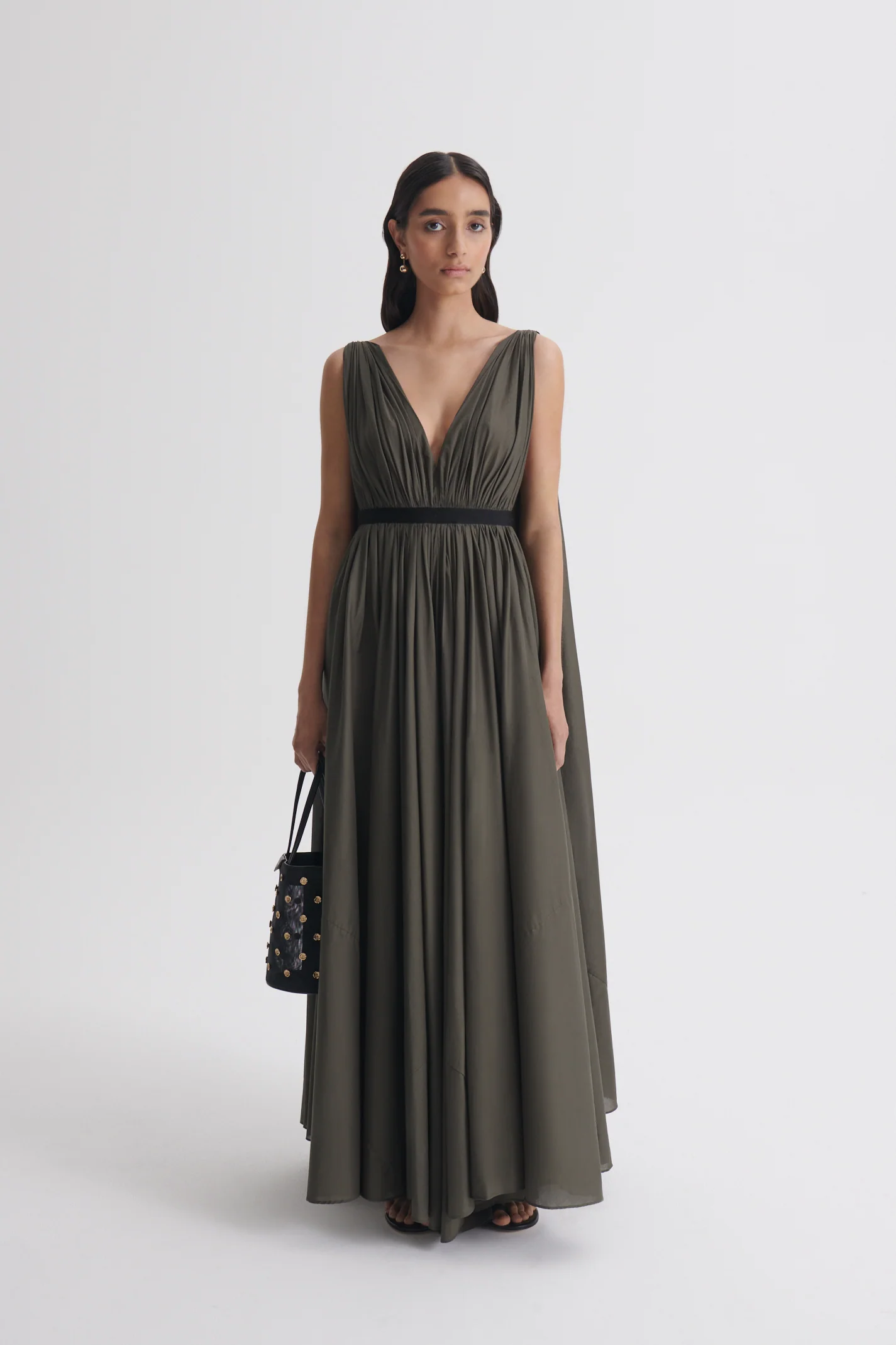 POLISHED VOILE GROSGRAIN GOWN - Image 3