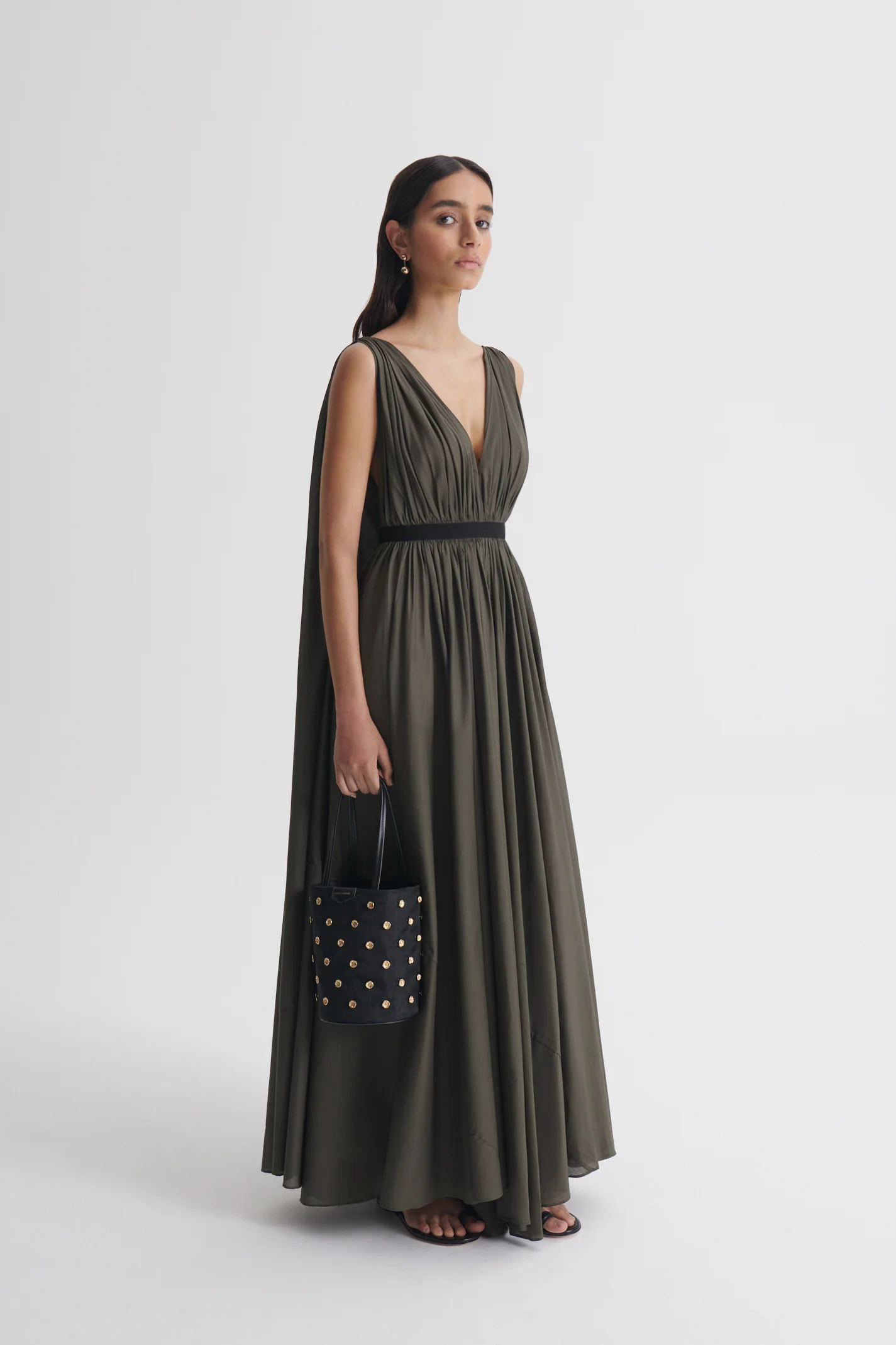 POLISHED VOILE GROSGRAIN GOWN - Image 4