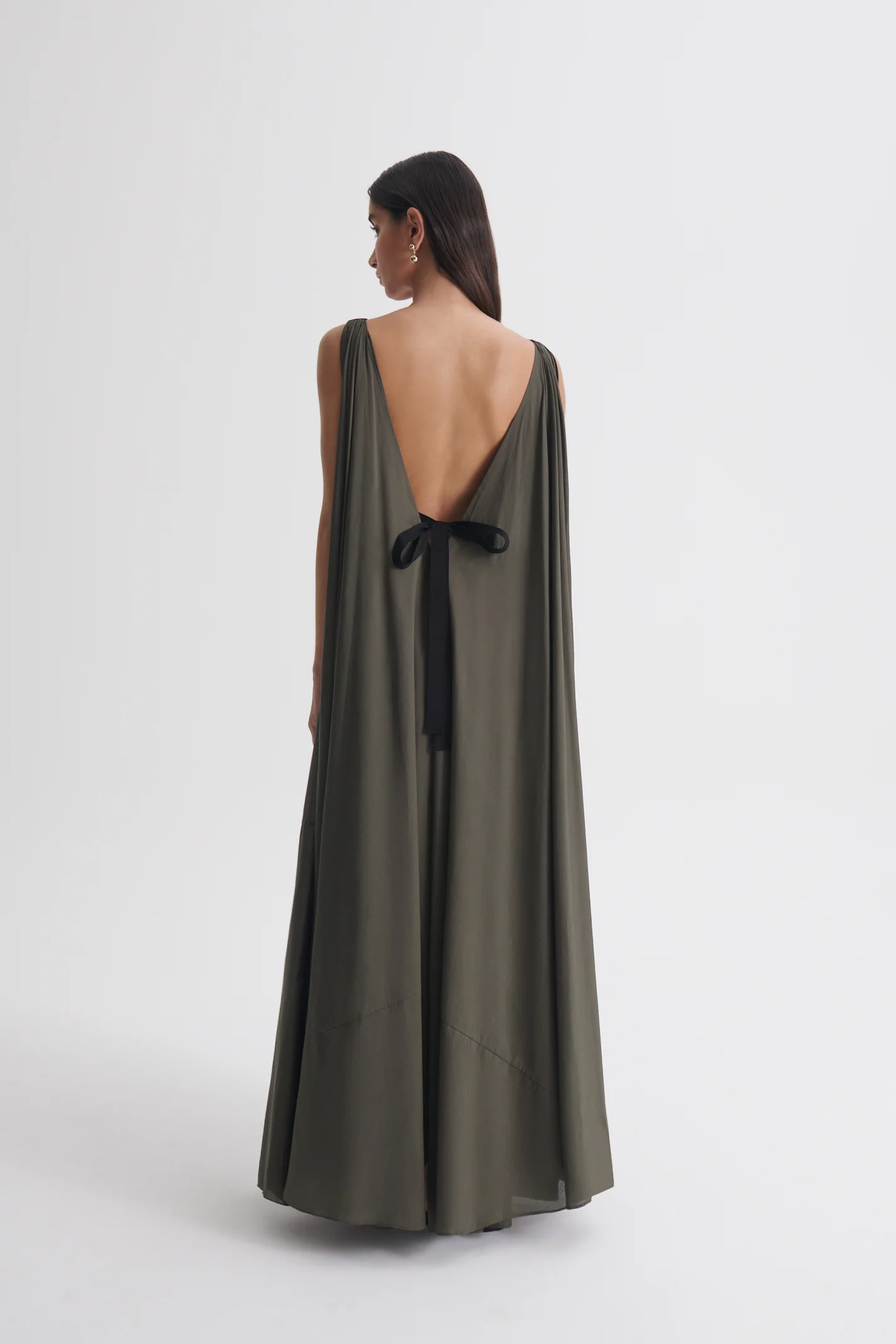 POLISHED VOILE GROSGRAIN GOWN - Image 5