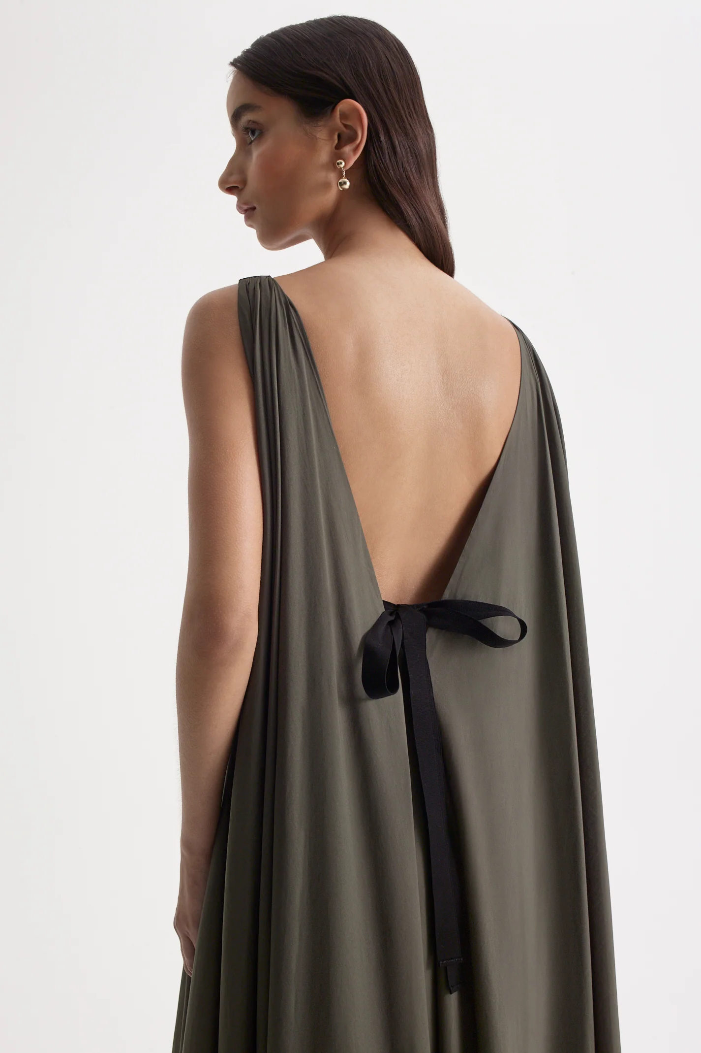 POLISHED VOILE GROSGRAIN GOWN - Image 6