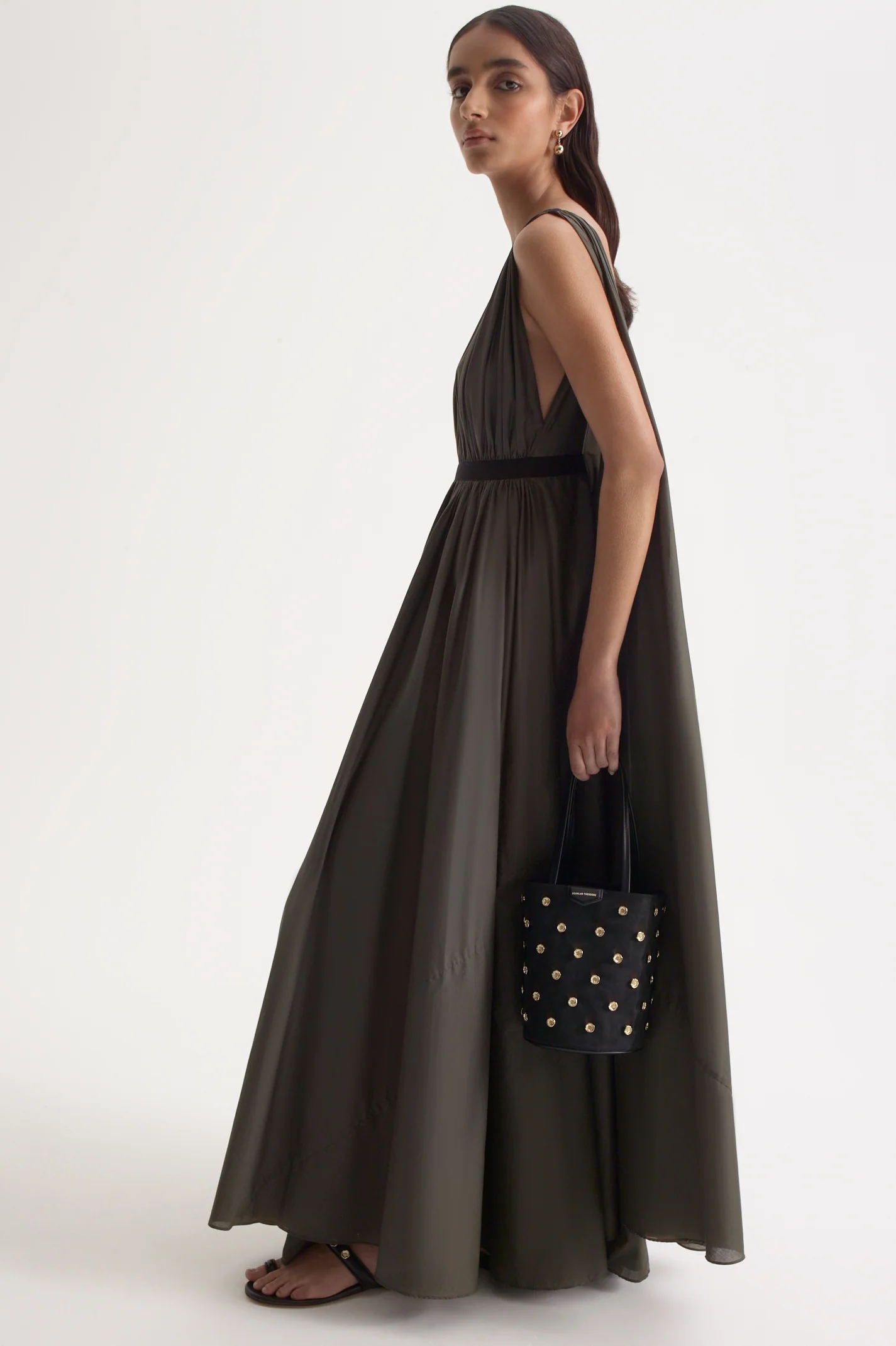 POLISHED VOILE GROSGRAIN GOWN - Image 7