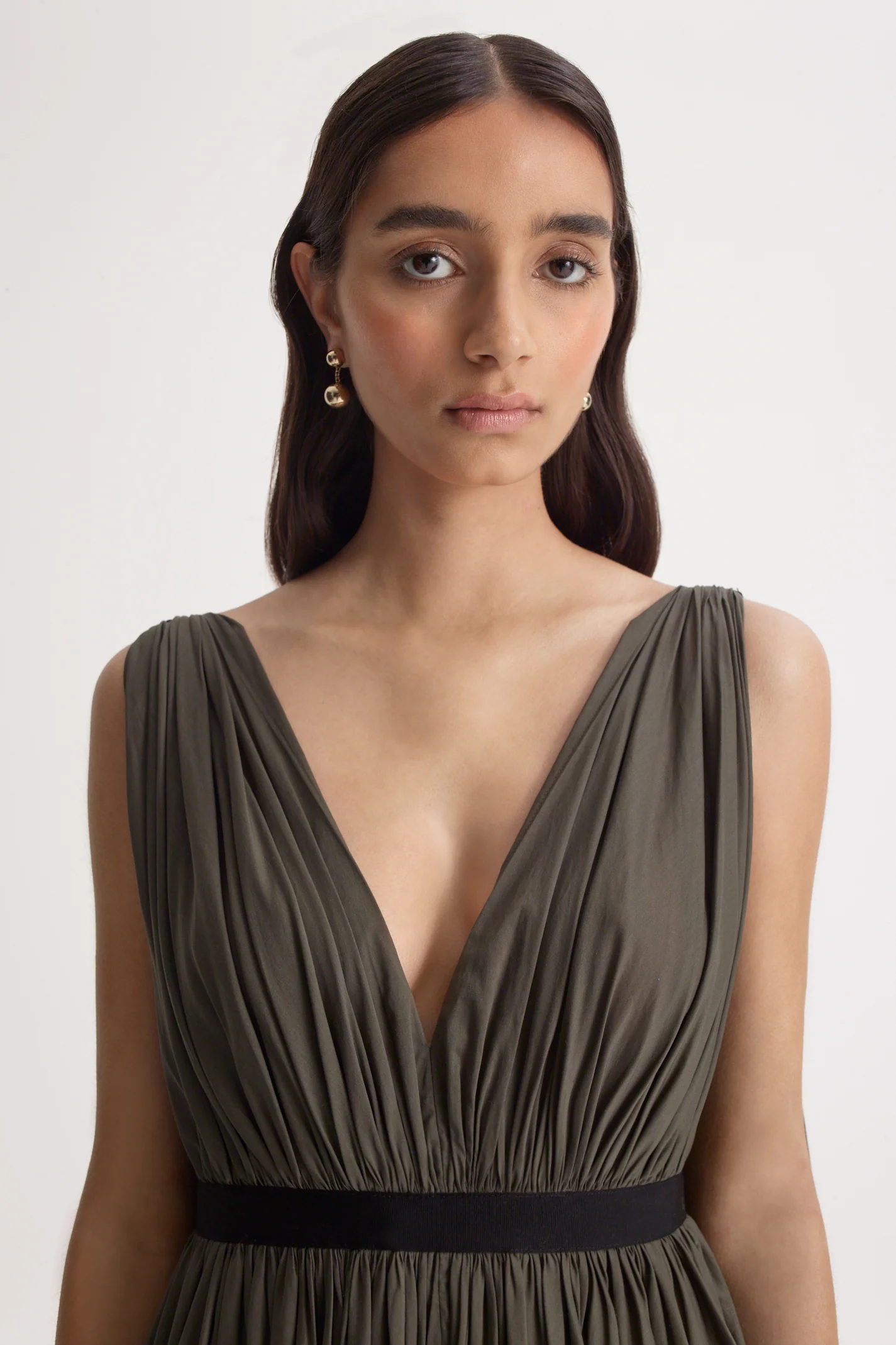 POLISHED VOILE GROSGRAIN GOWN - Image 8