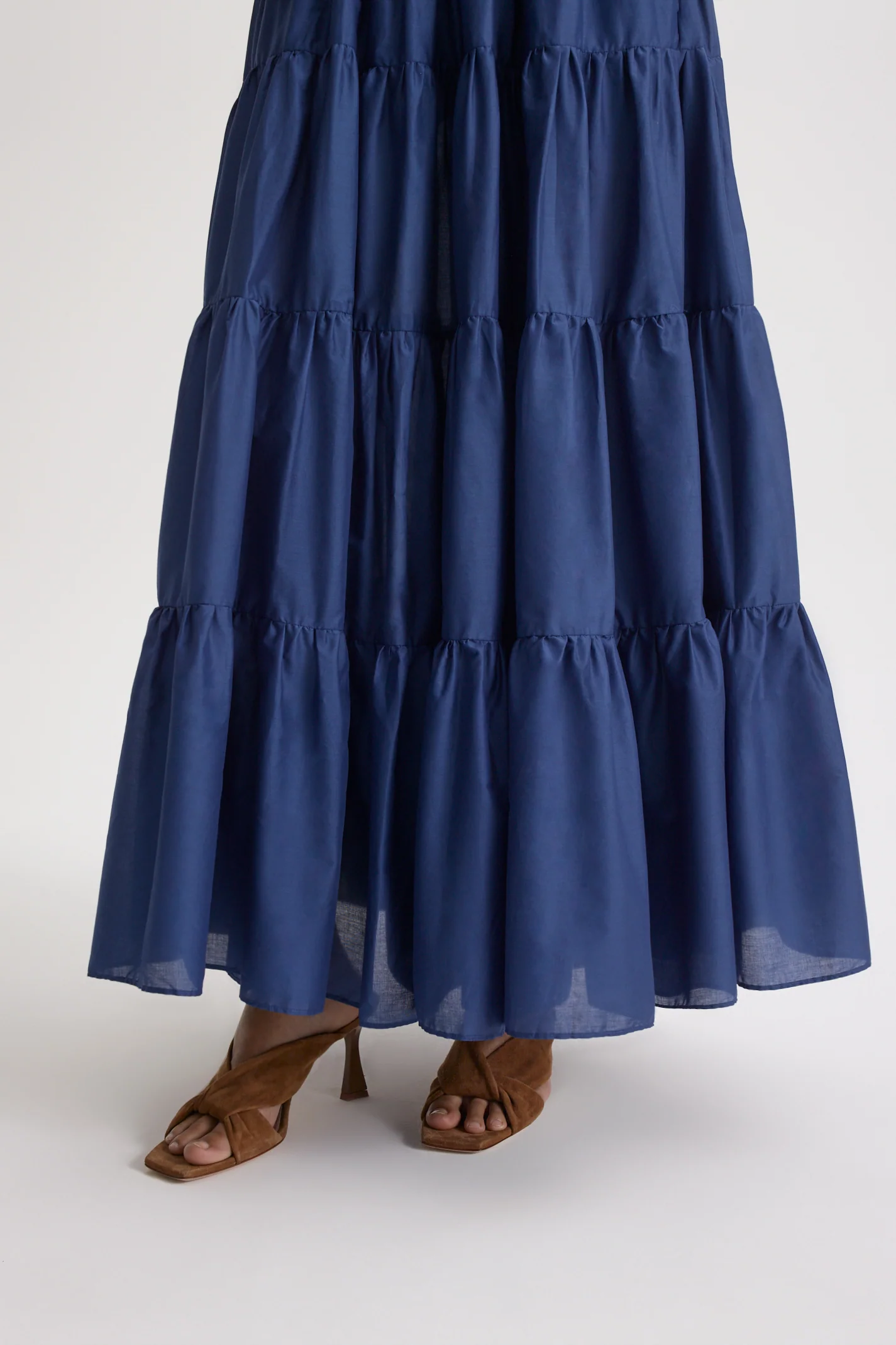 POLISHED VOILE TIER SKIRT - Image 7