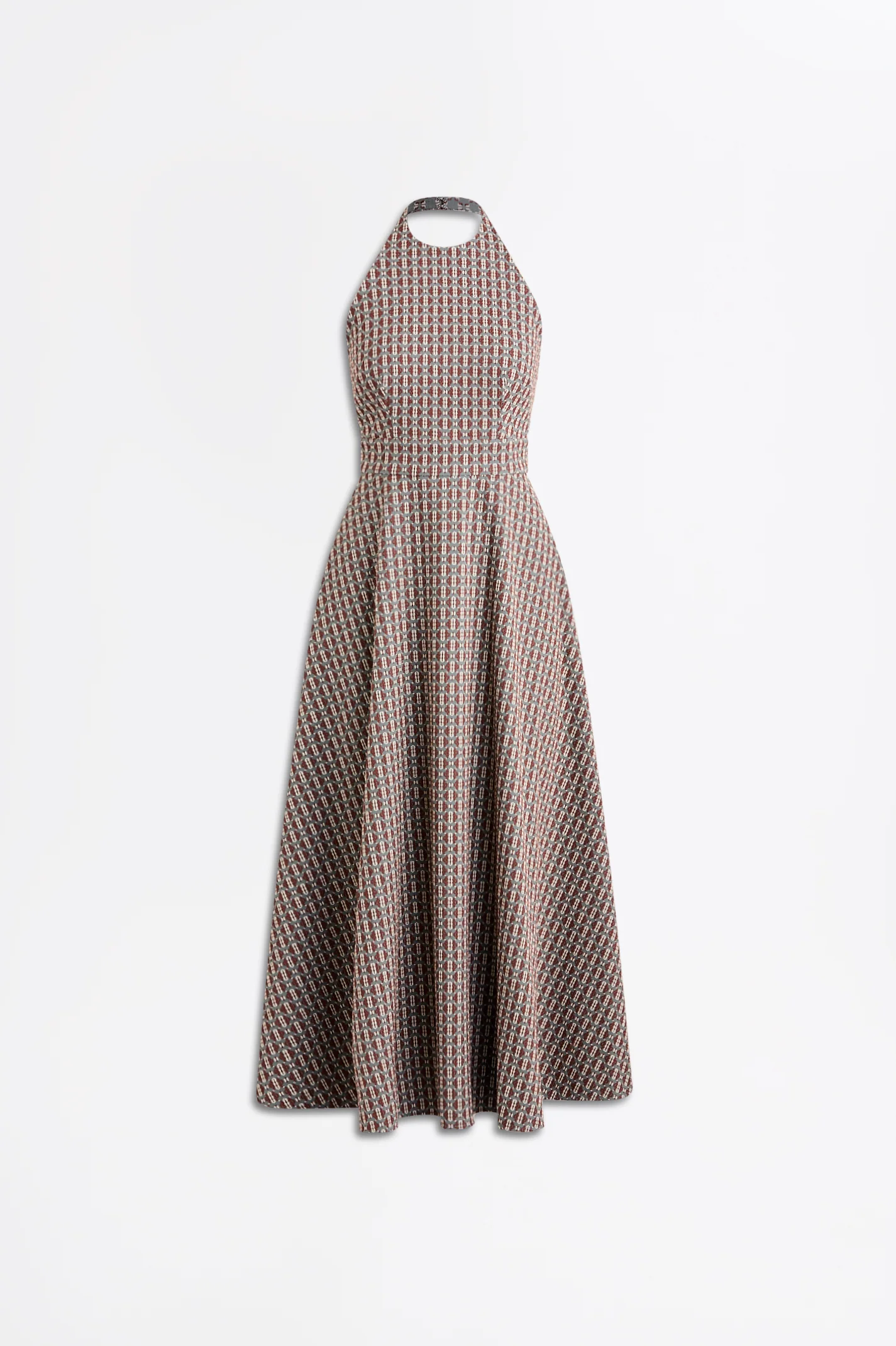 ROPE JACQUARD HALTER DRESS - Image 2
