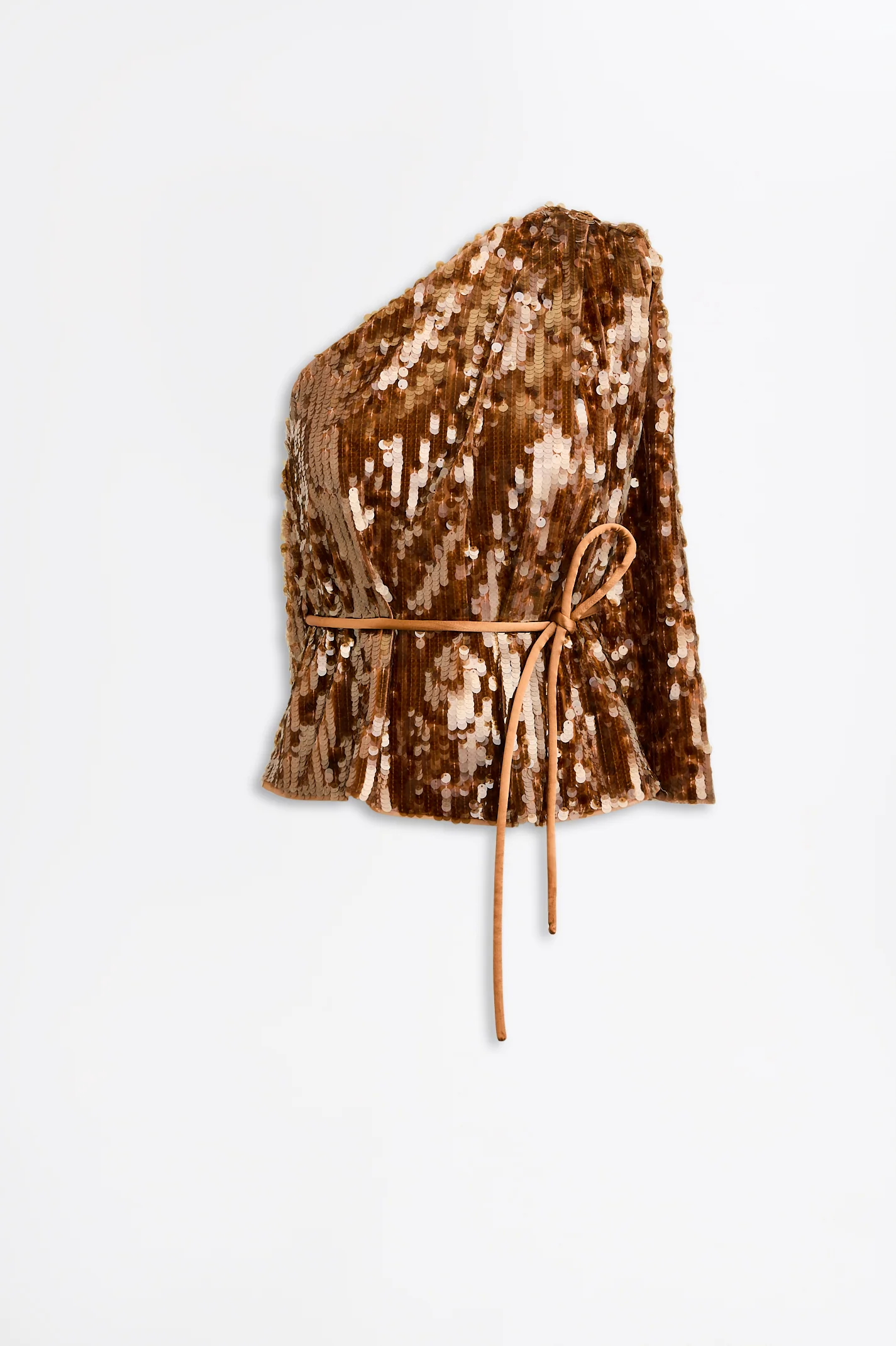 SEQUIN ONE SHOULDER TOP - Image 2