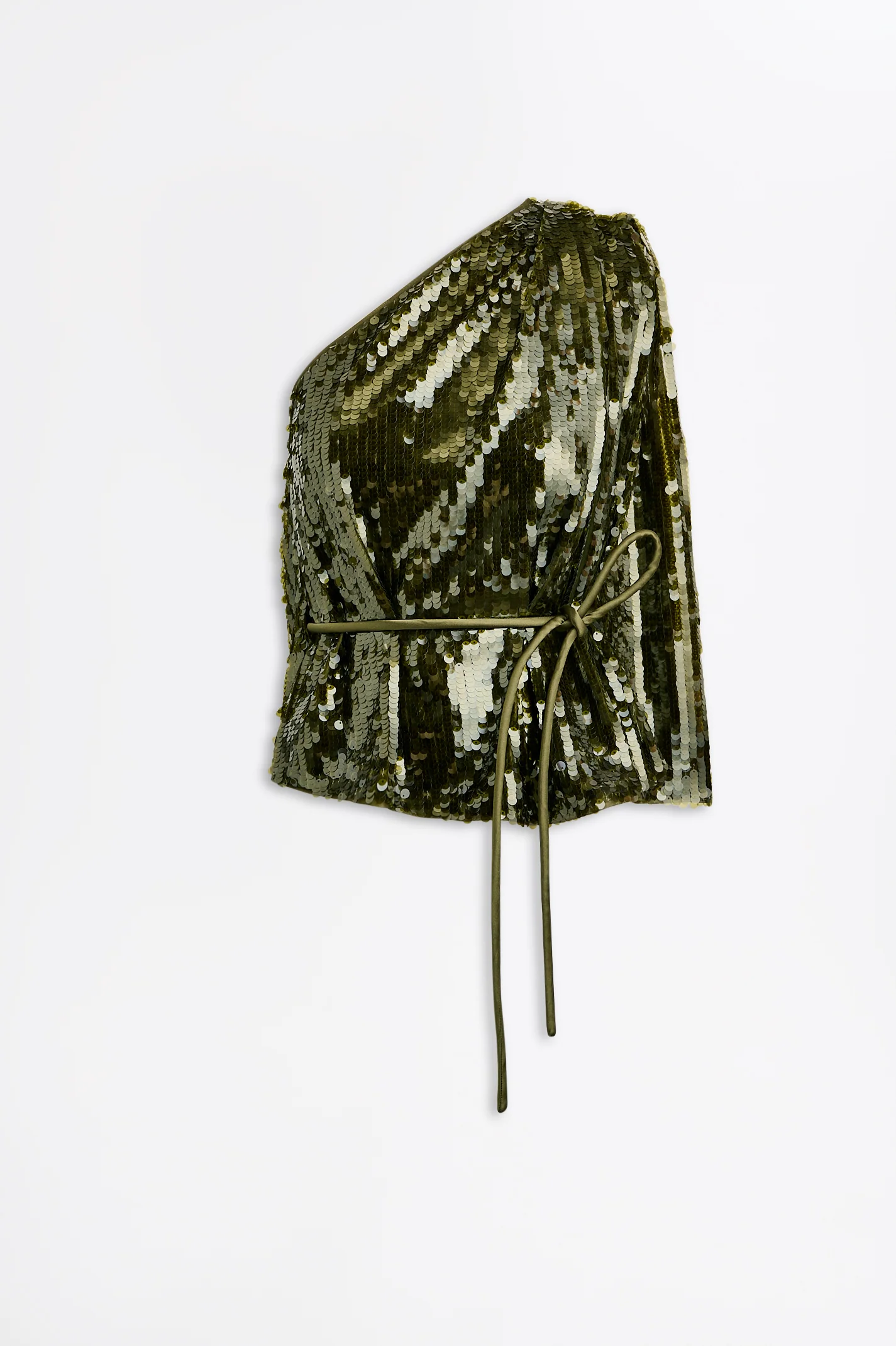 SEQUIN ONE SHOULDER TOP - Image 2