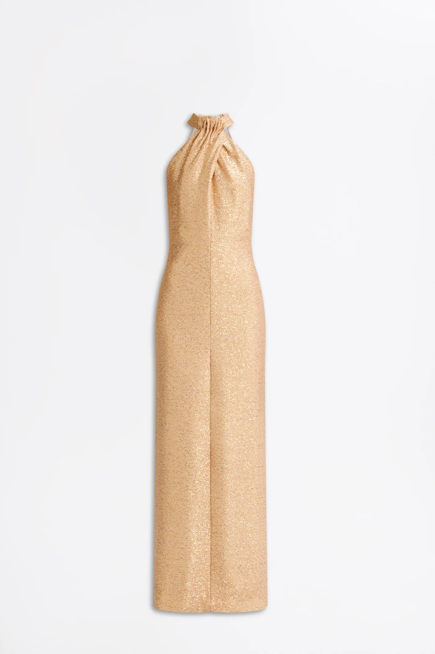 SEQUIN TURBAN NECK DRESS - Image 2