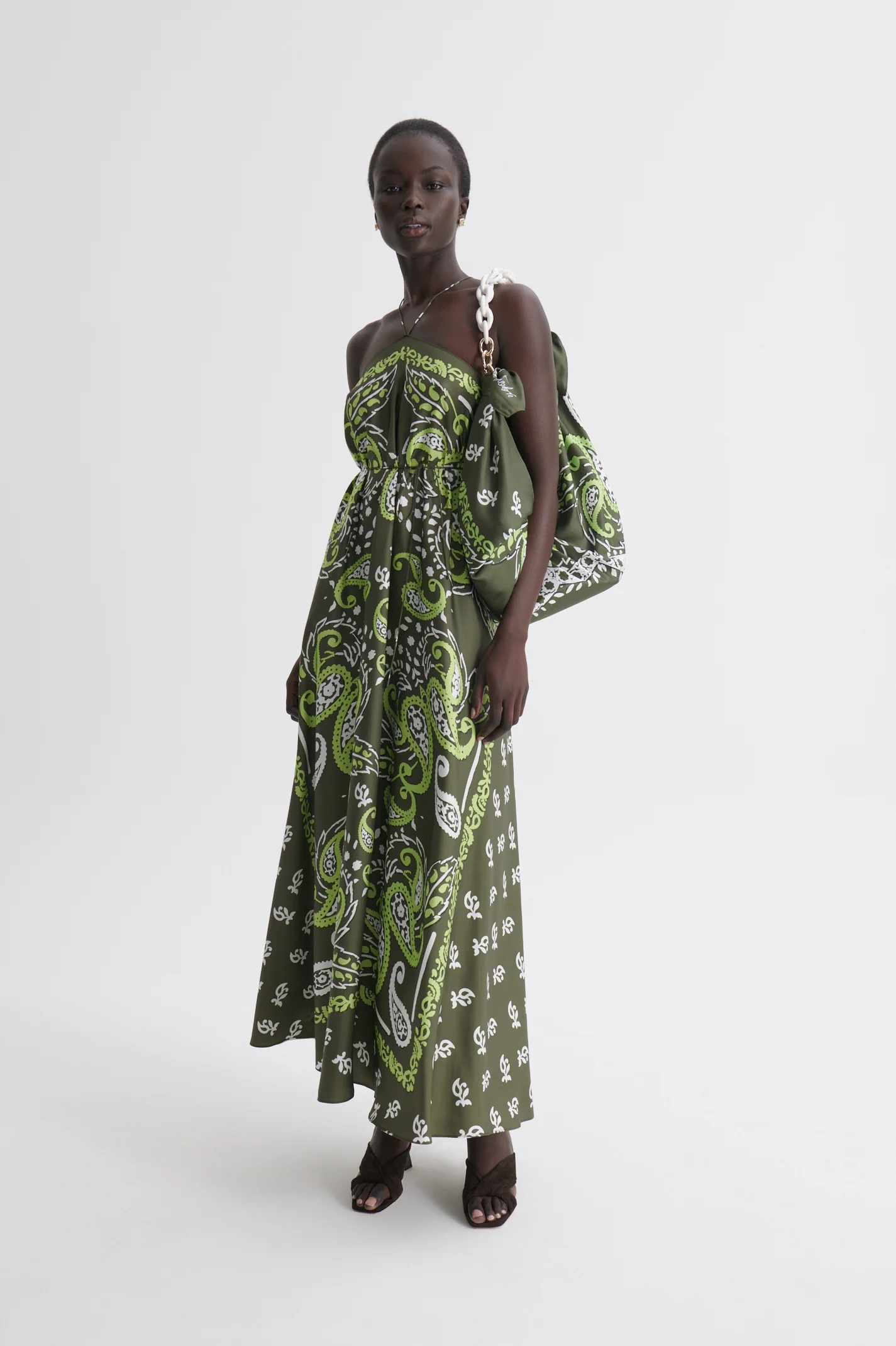 SILK BANDANA DRESS - Image 4