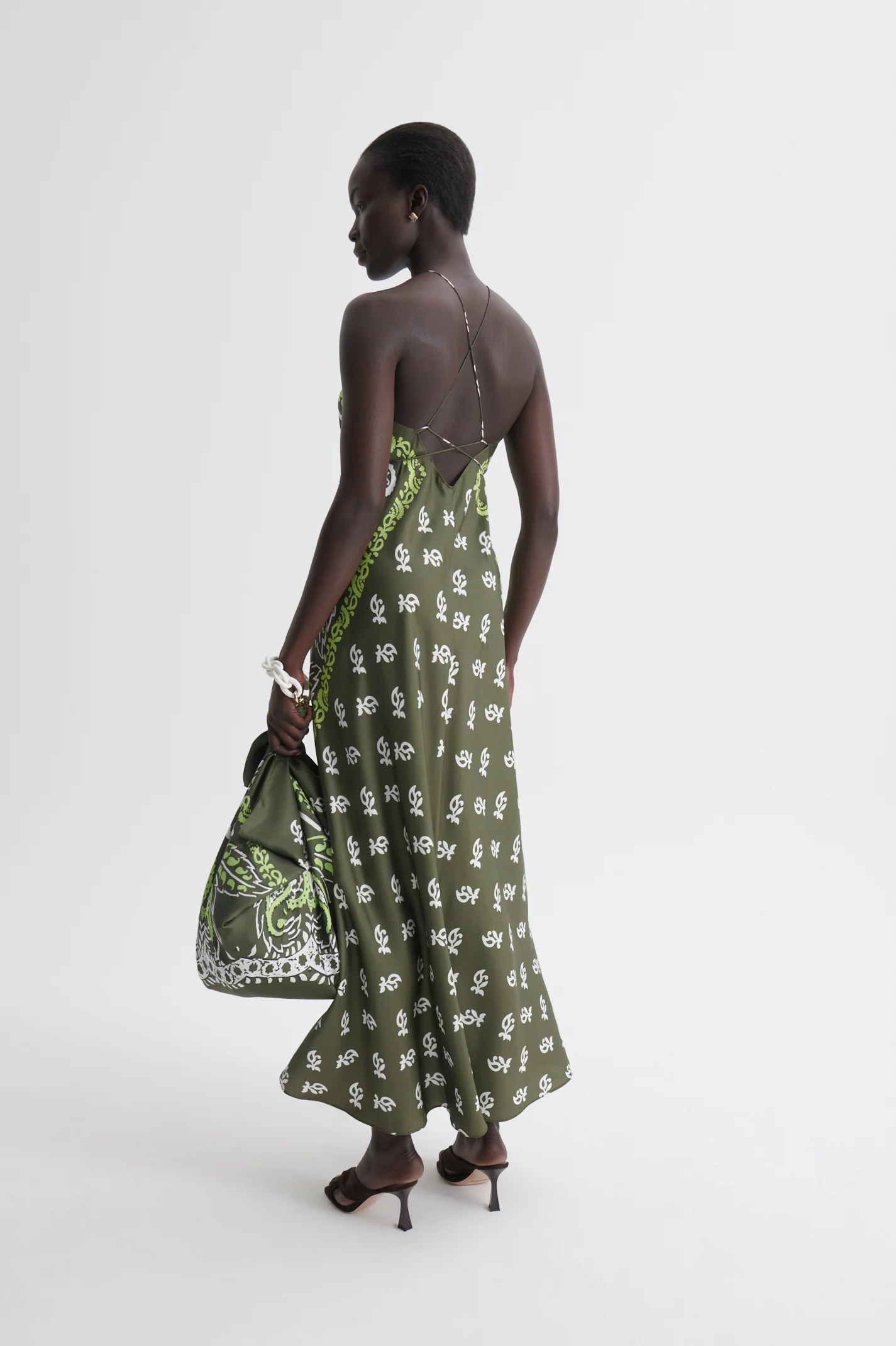 SILK BANDANA DRESS - Image 6