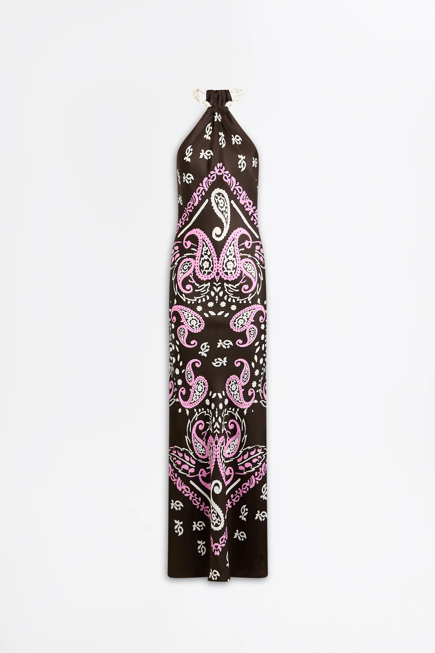 SILK BANDANA RESIN CHAIN DRESS - Image 2
