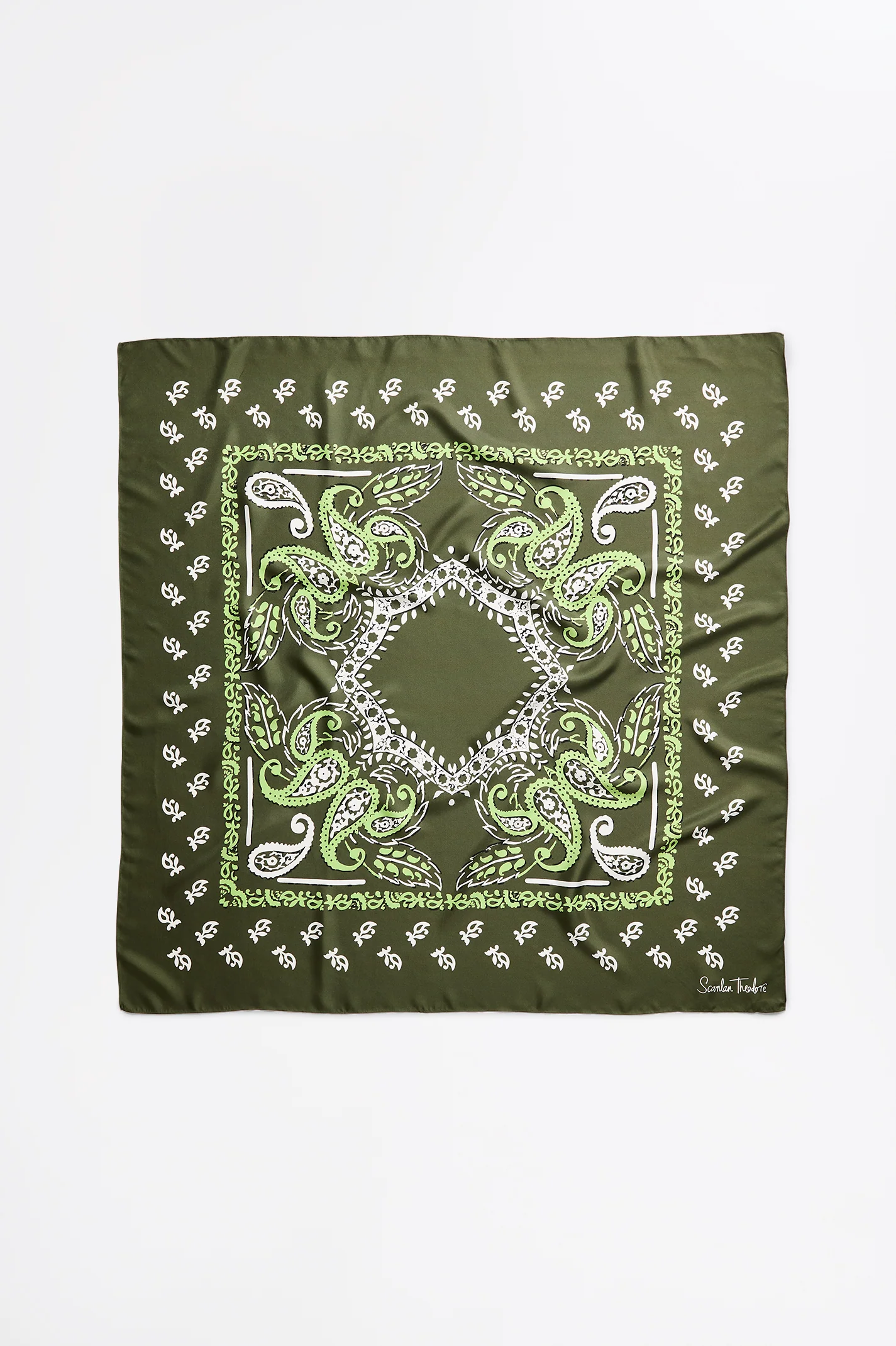 SILK BANDANA SCARF - Image 2