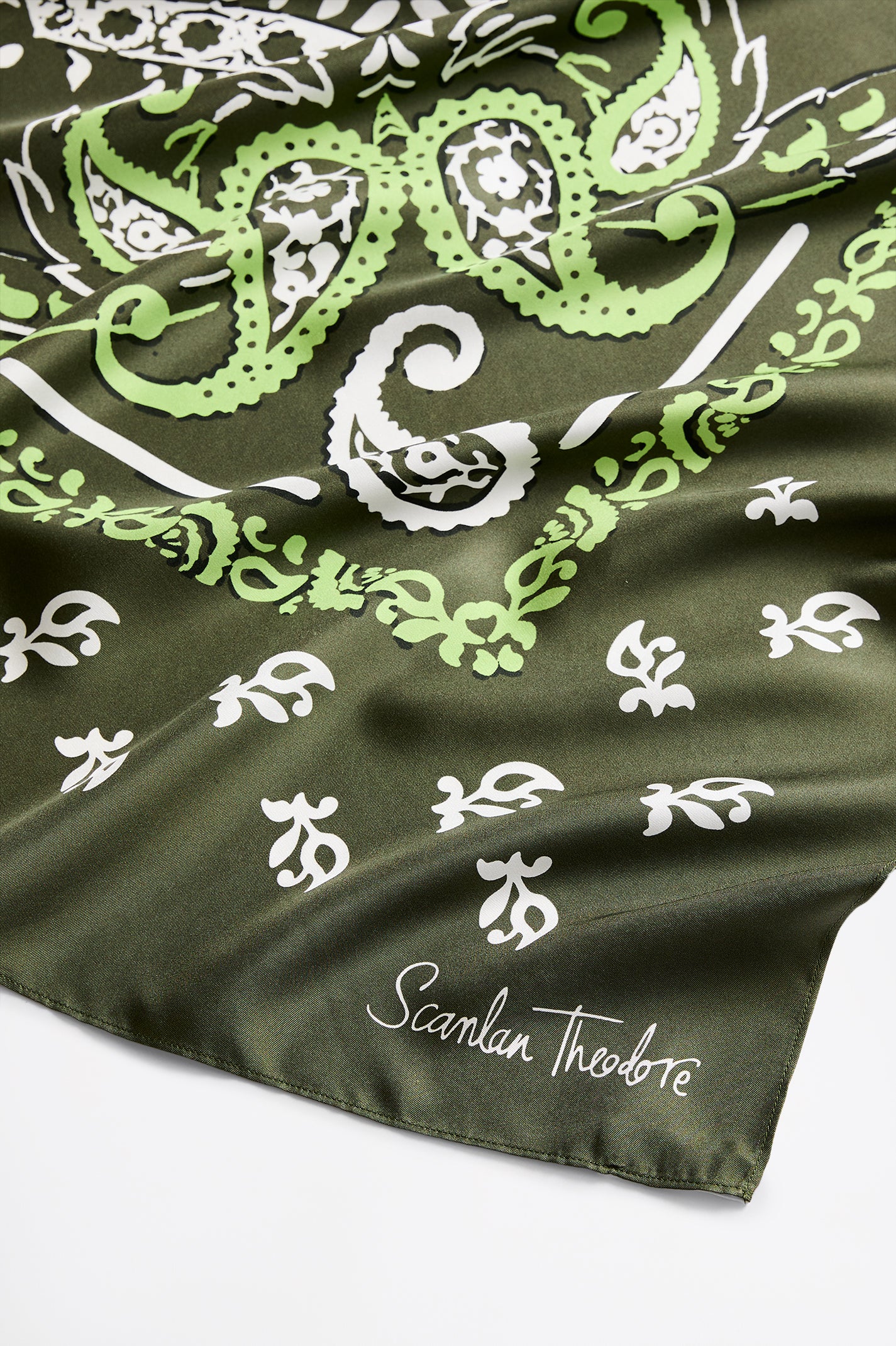 SILK BANDANA SCARF - Image 4