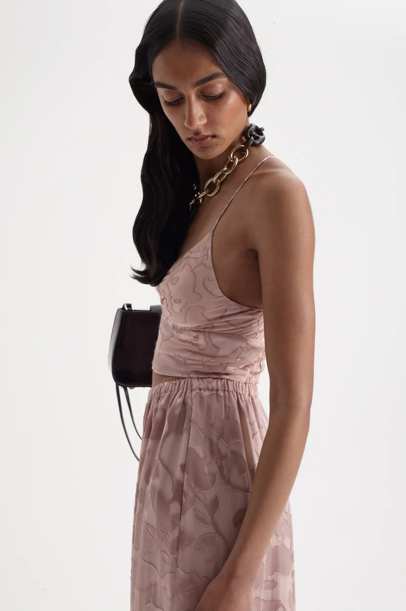 SILK BURNOUT SATIN CAMISOLE - Image 8