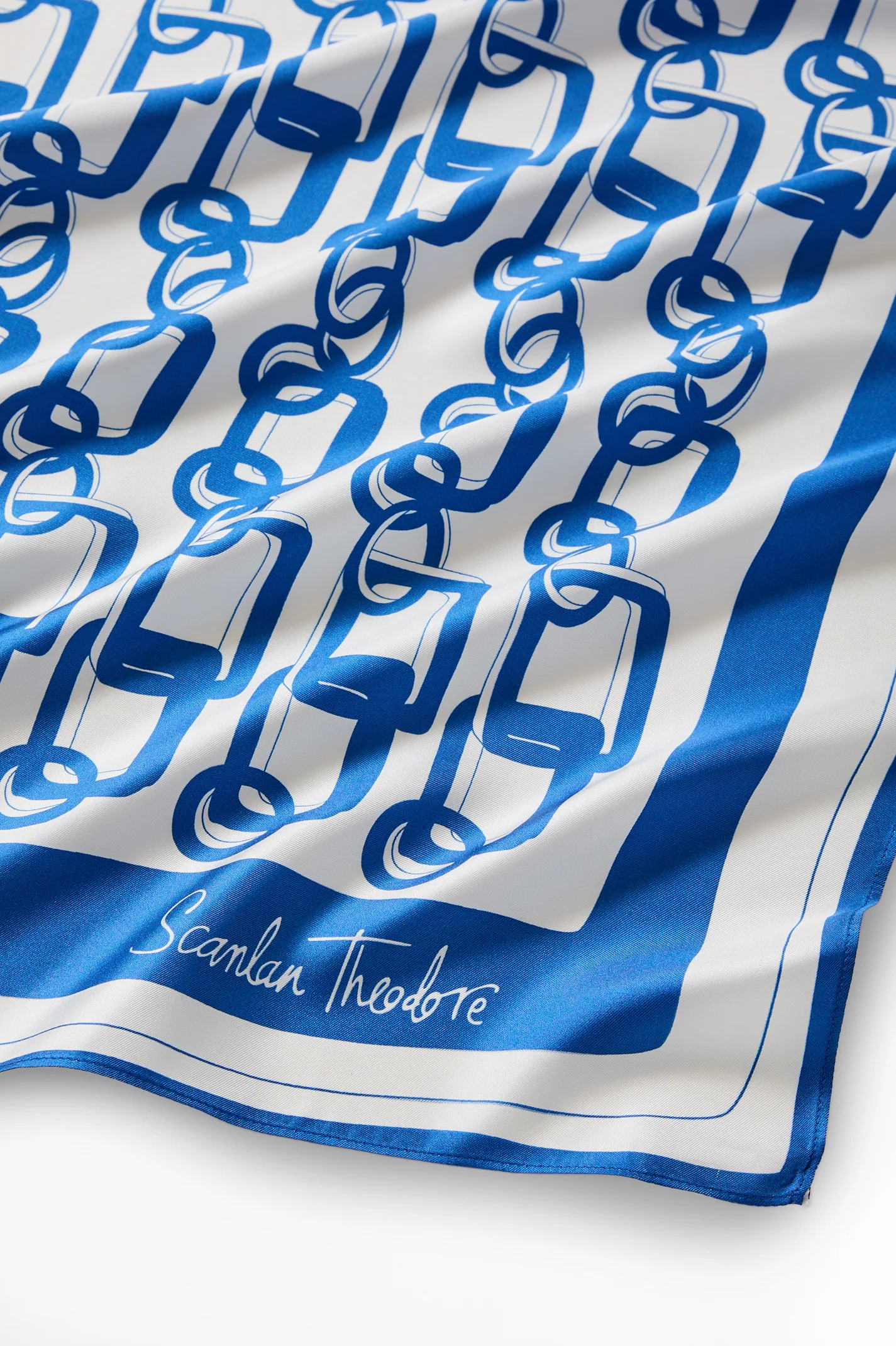 SILK CHAIN SCARF - Image 4