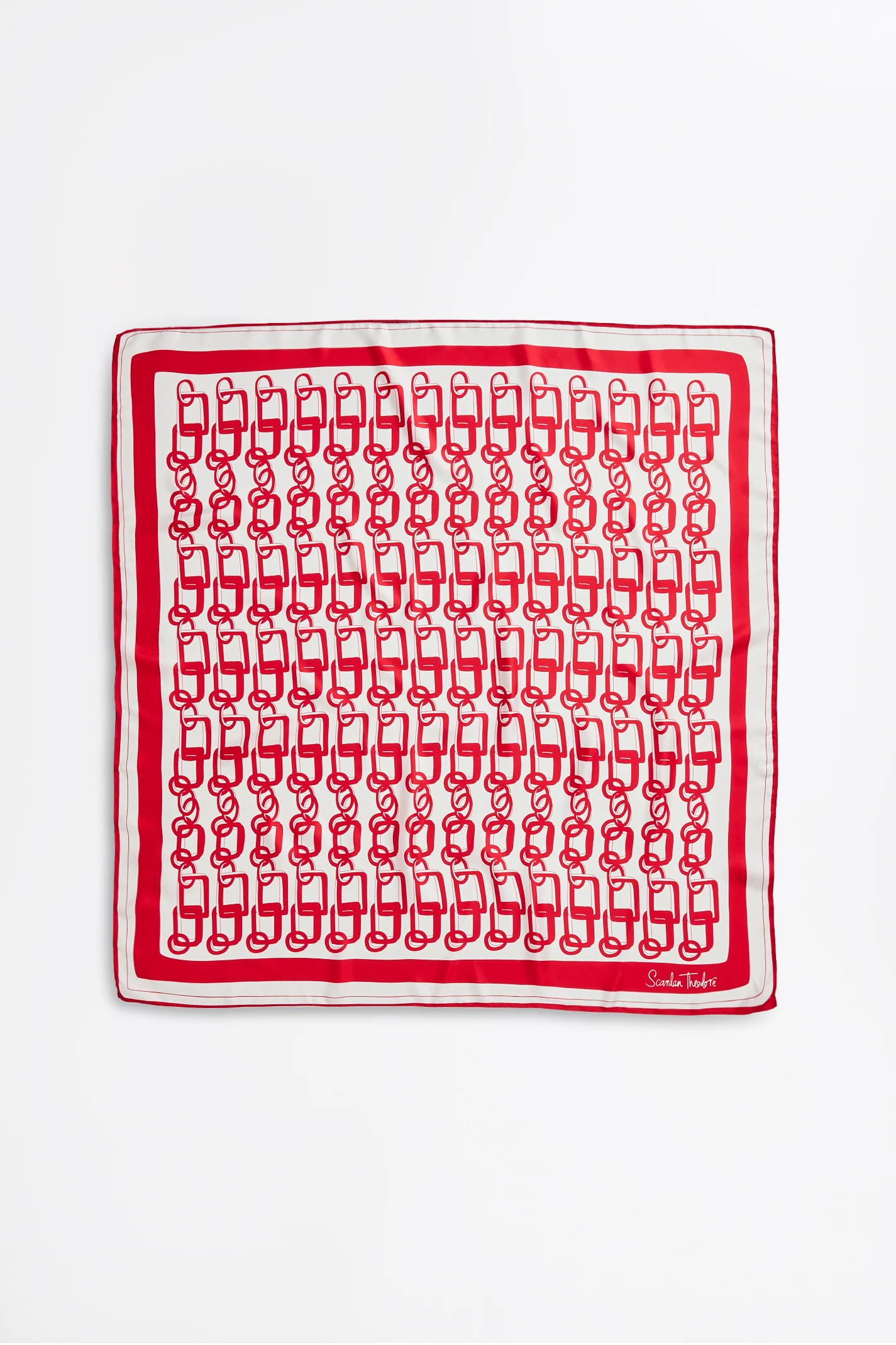 SILK CHAIN SCARF - Image 2