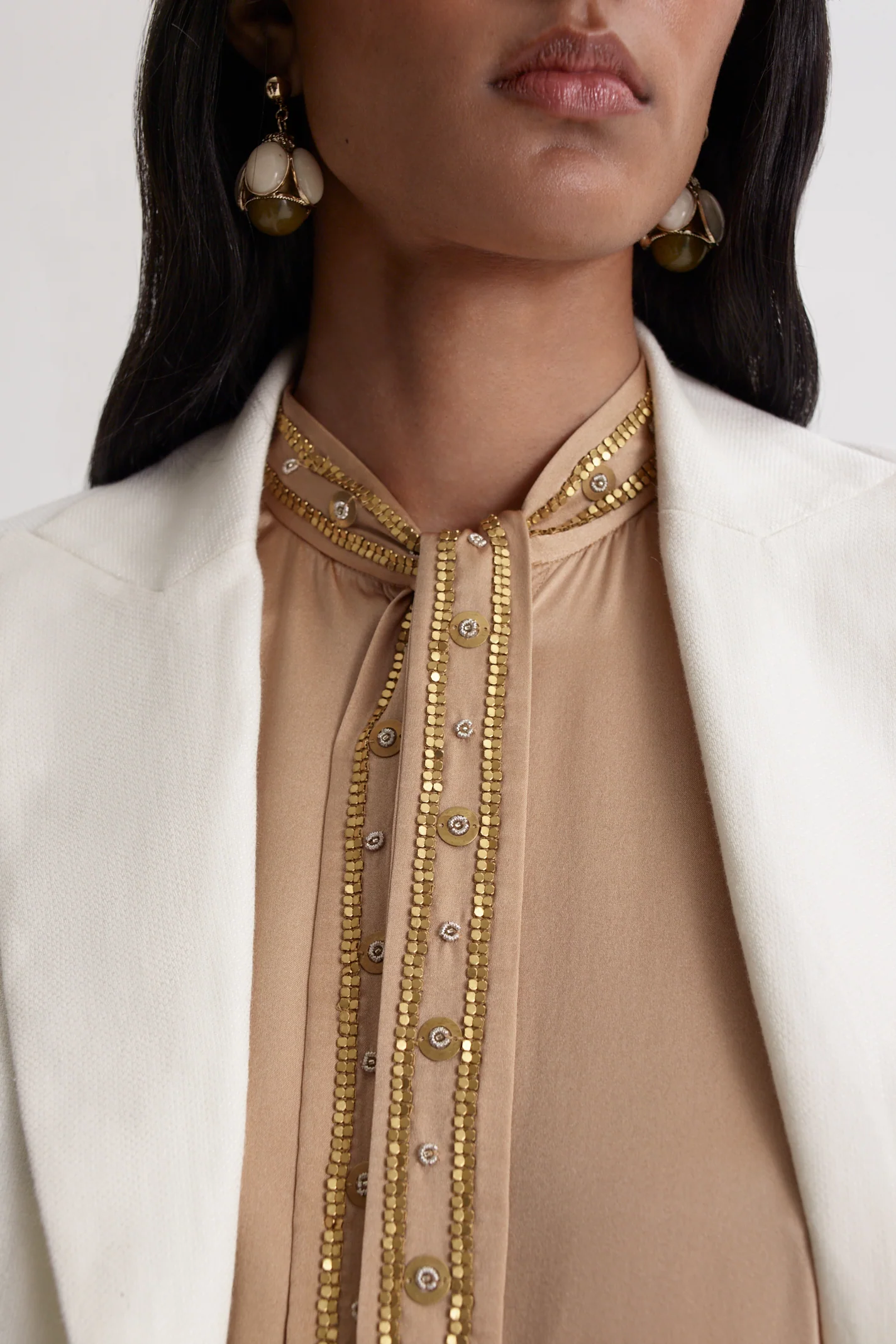 SILK GOLD CHAIN SHIRT - Image 7