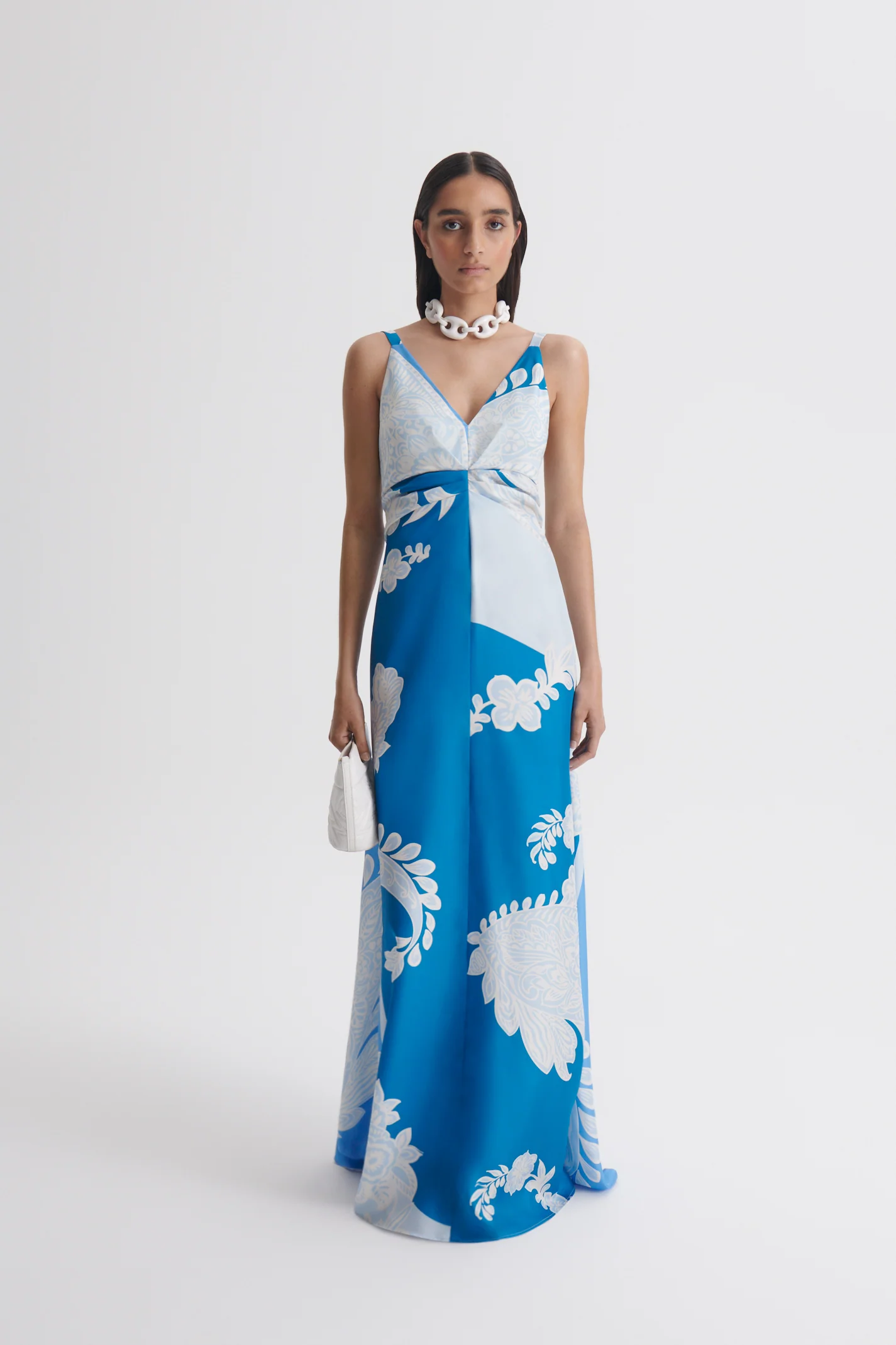SILK HARROW PRINT DRESS - Image 3