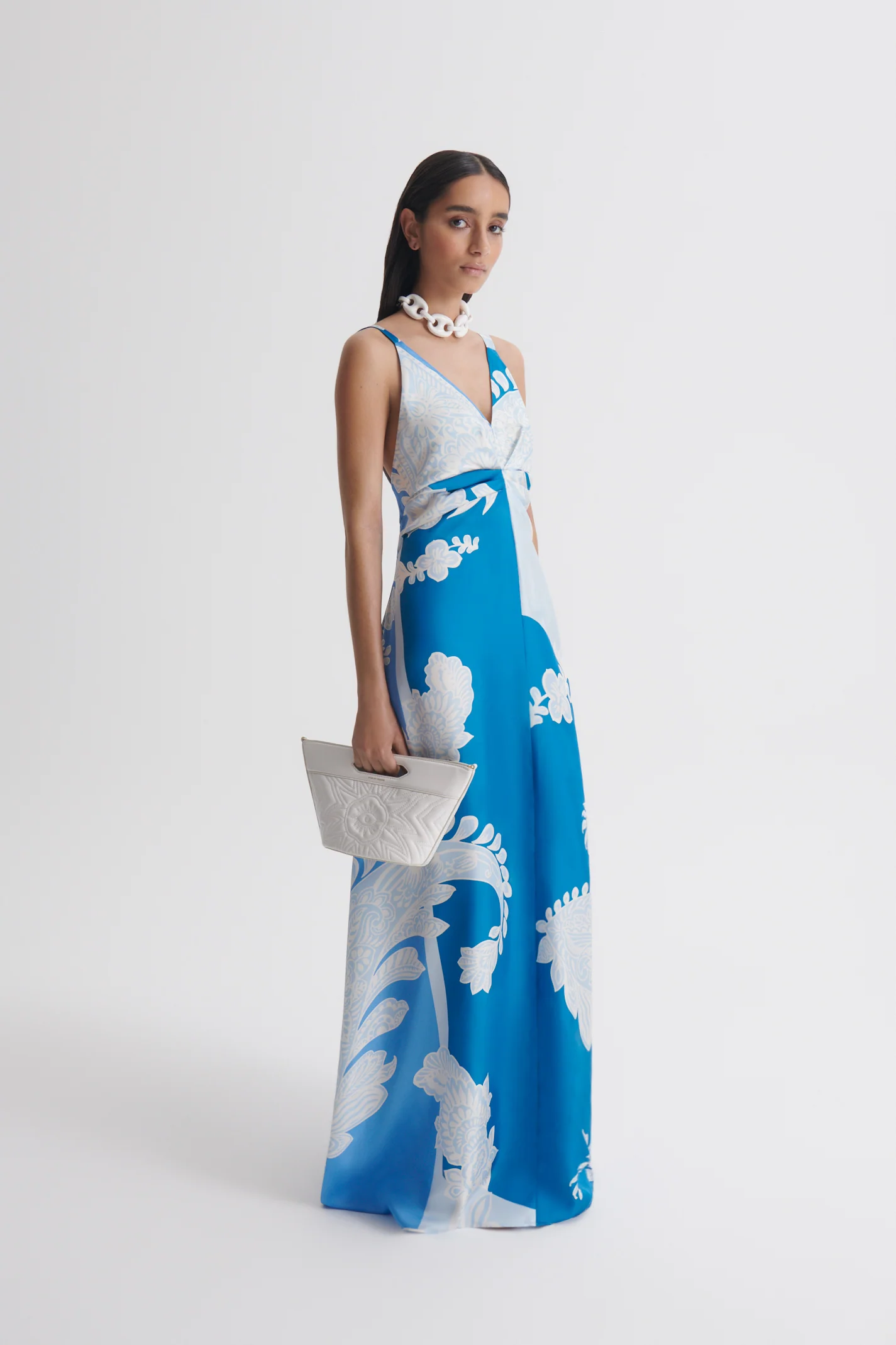 SILK HARROW PRINT DRESS - Image 4