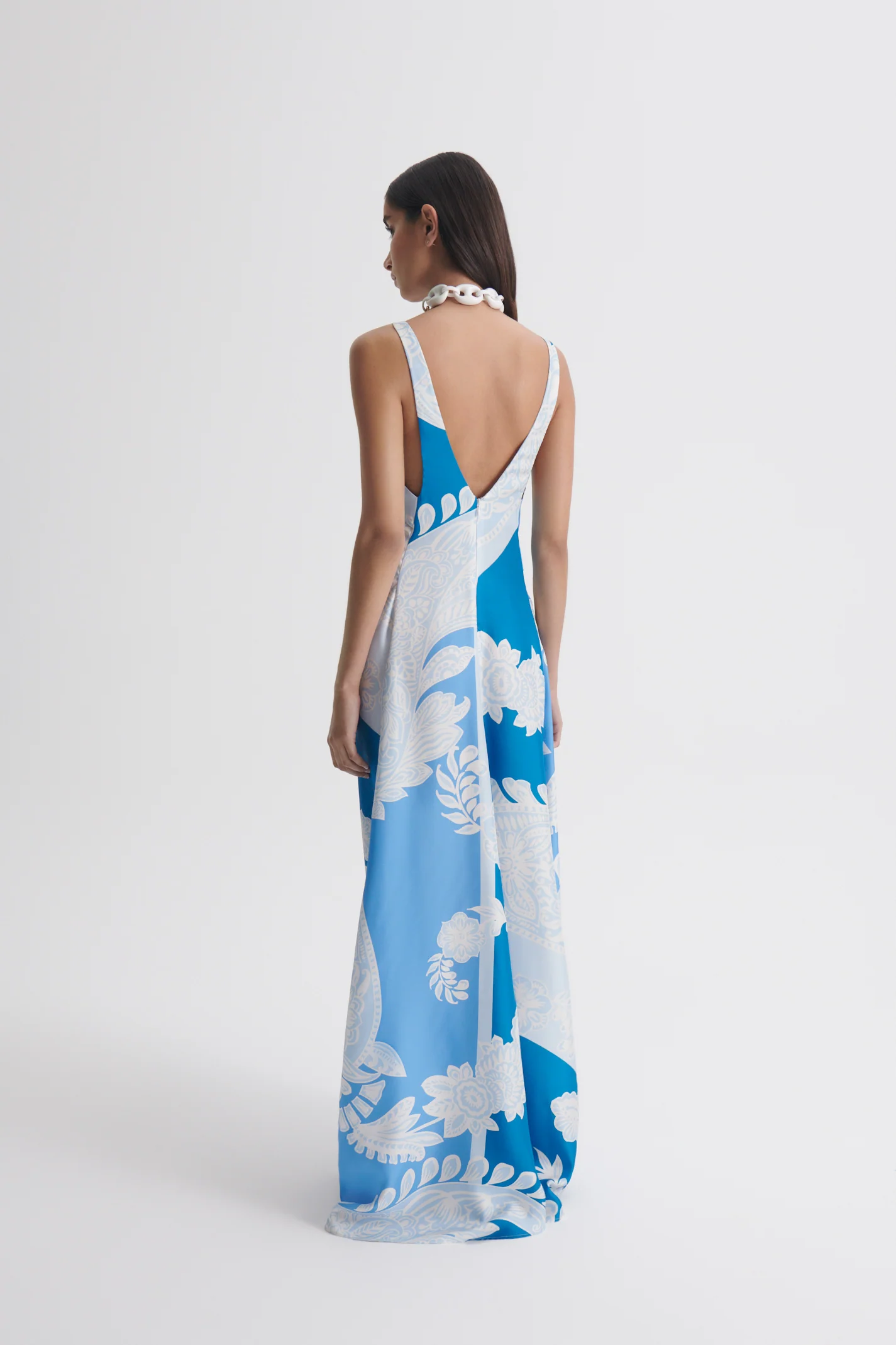 SILK HARROW PRINT DRESS - Image 5