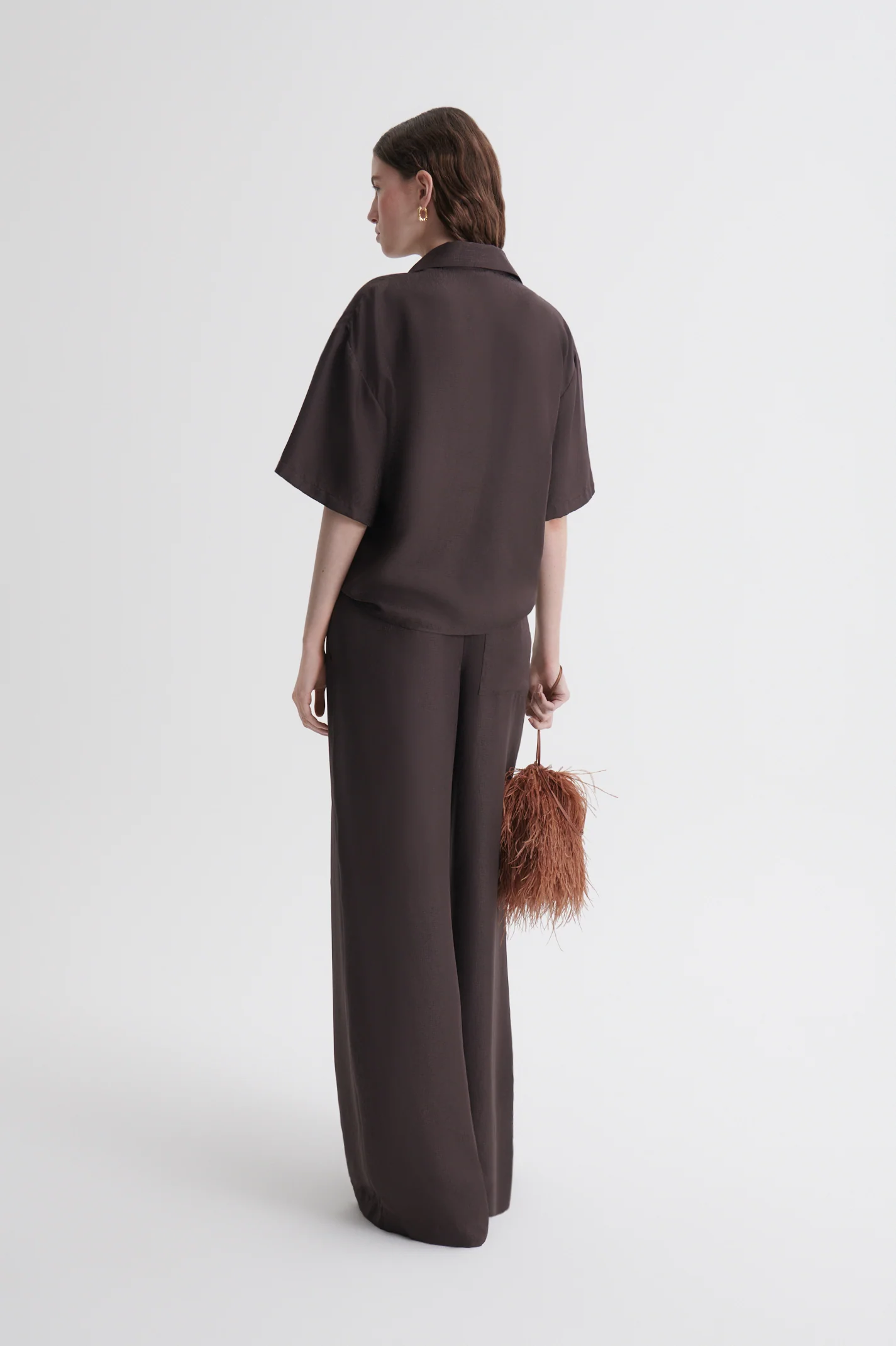 SILK JACQUARD CROP SHIRT - Image 6