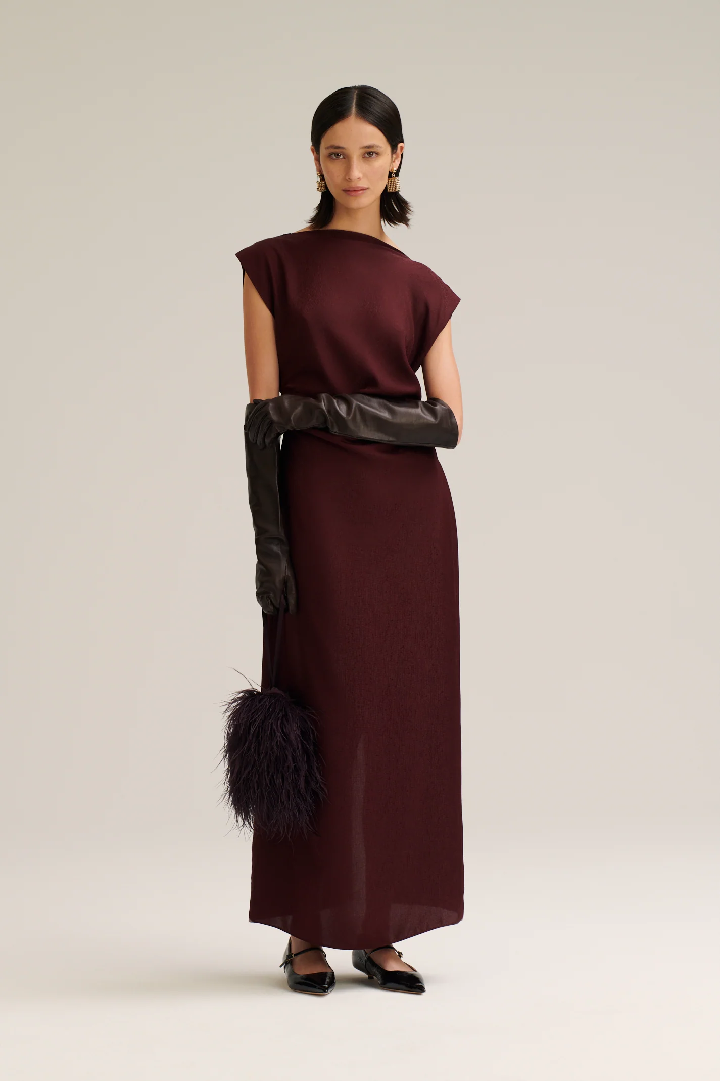 SILK JACQUARD DRESS - Image 4