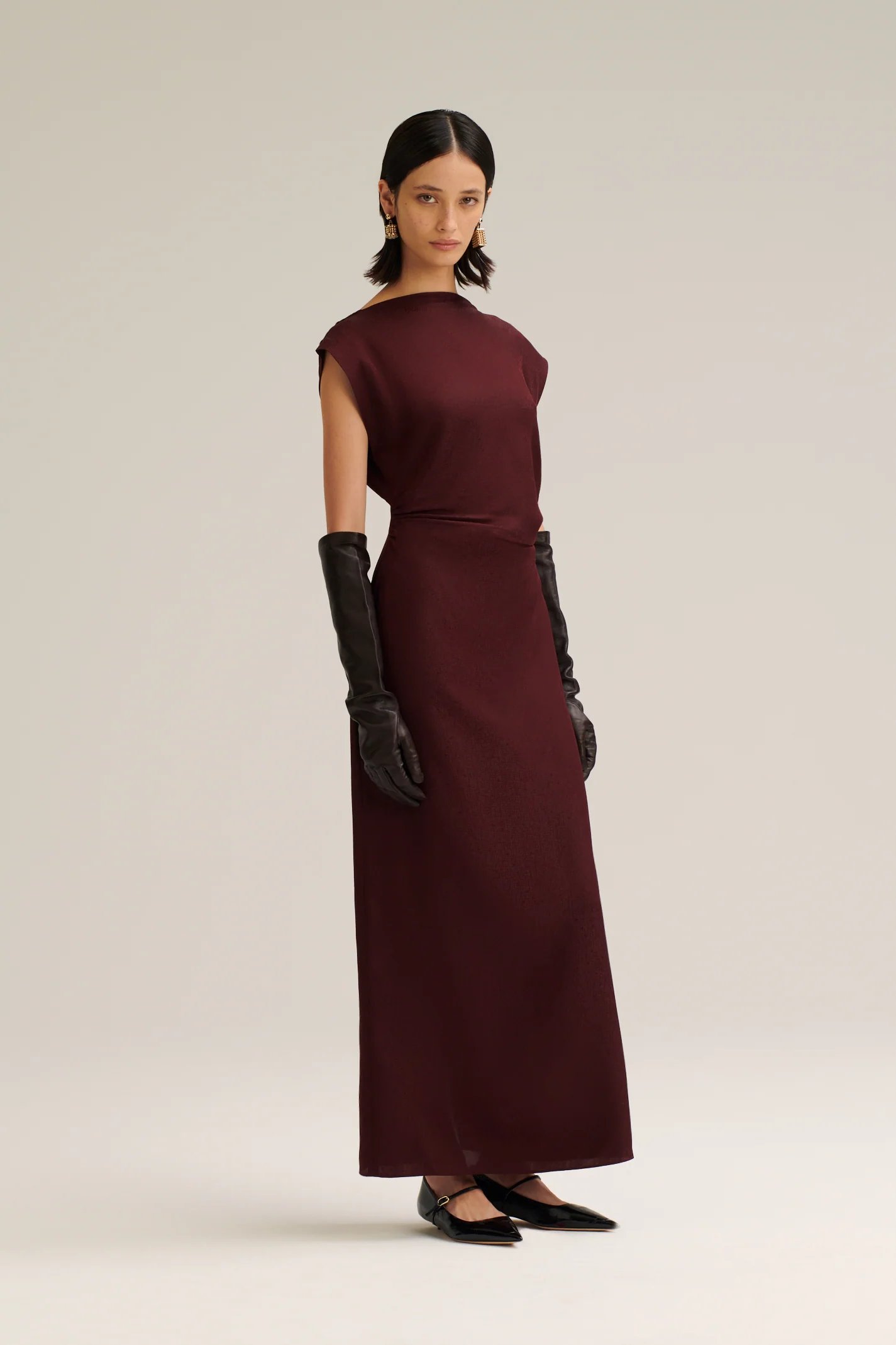 SILK JACQUARD DRESS - Image 5