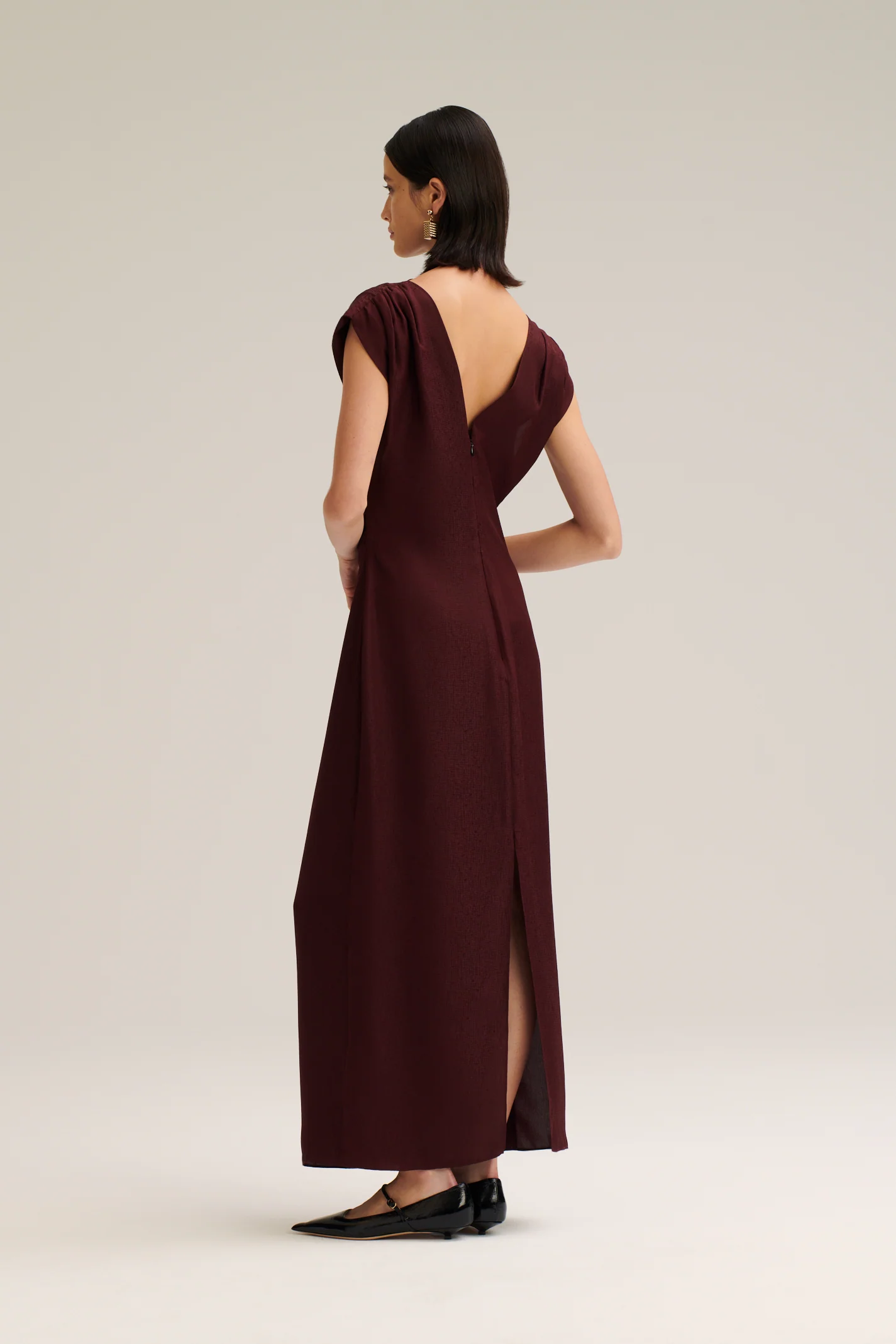 SILK JACQUARD DRESS - Image 6