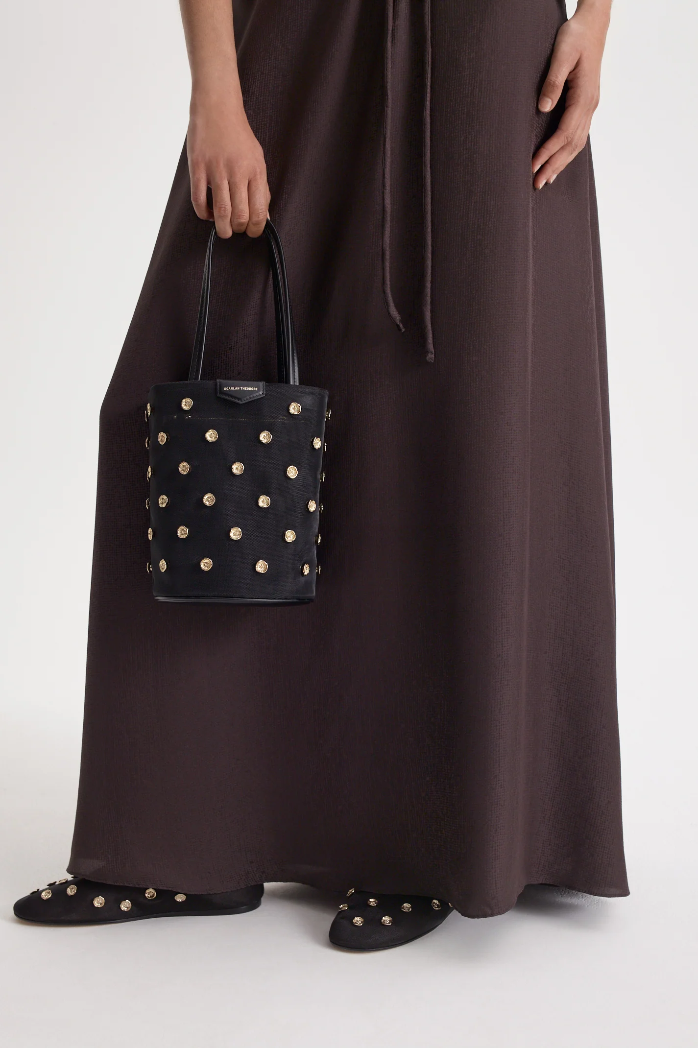 SILK JACQUARD ONE SHOULDER DRESS - Image 8