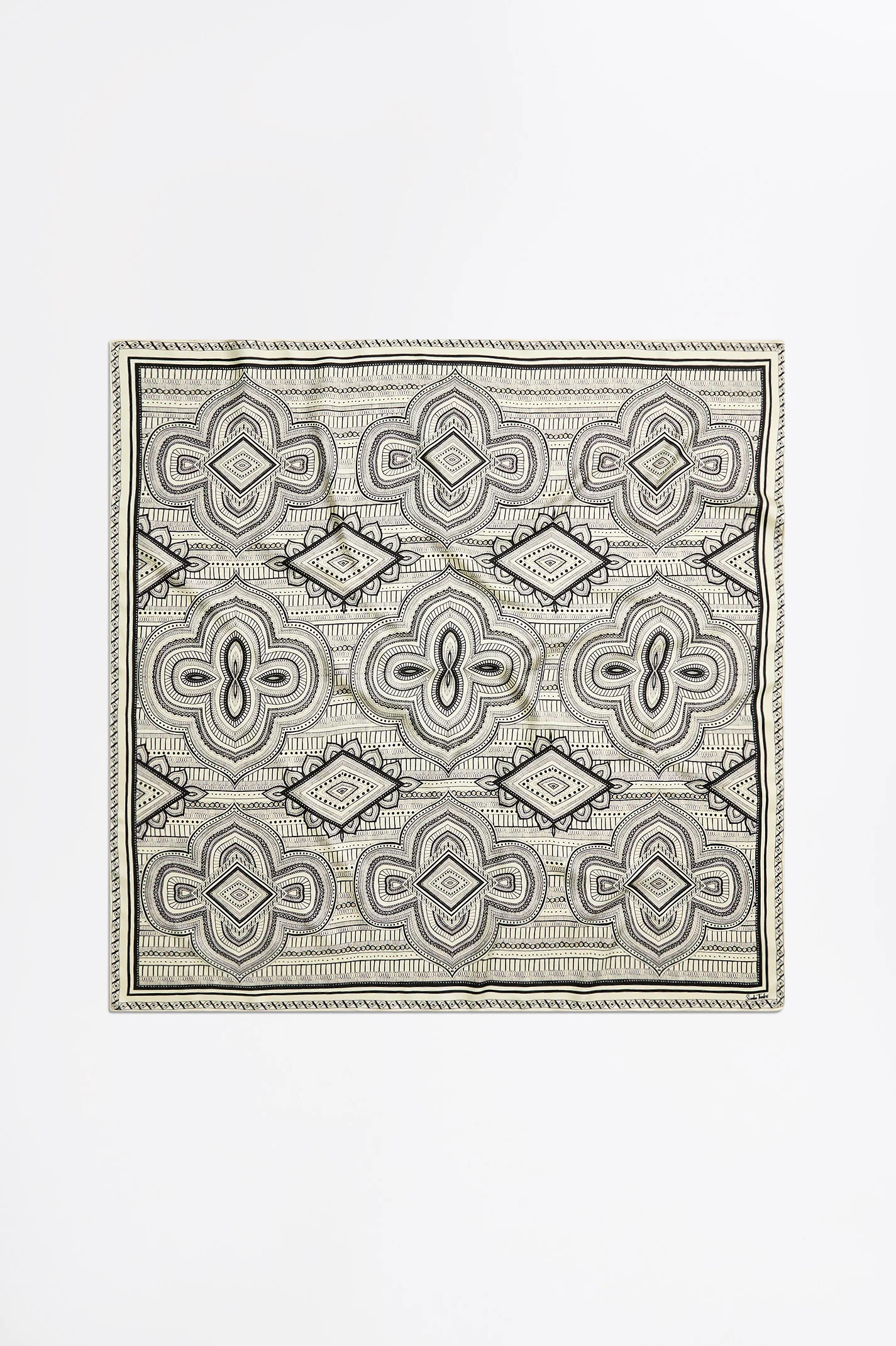 SILK OTTOMAN SCARF - Image 2