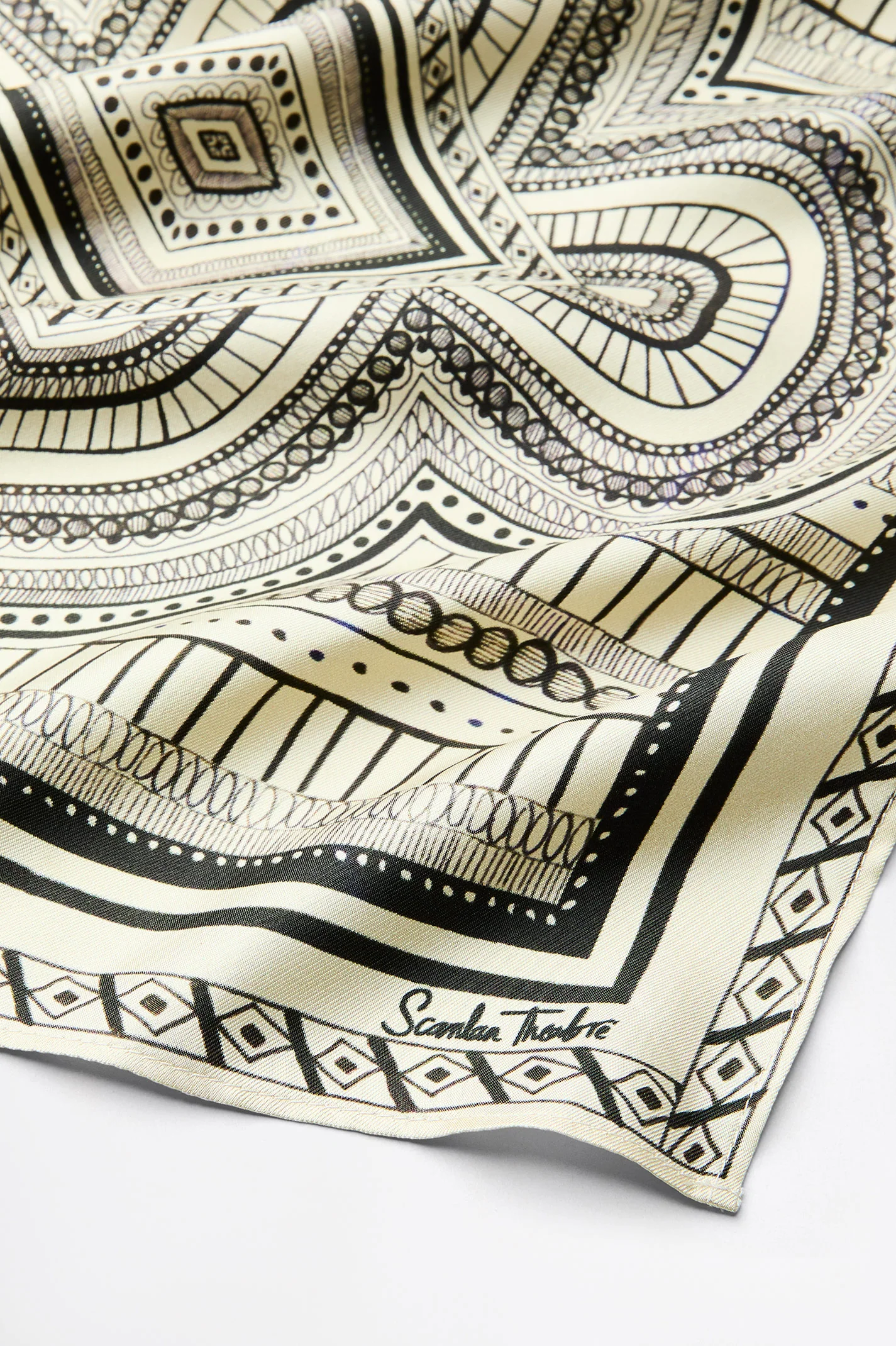 SILK OTTOMAN SCARF - Image 4