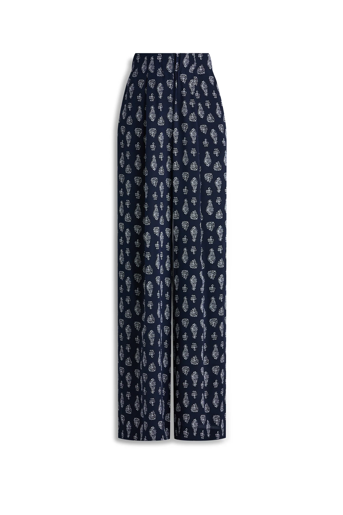 SILK PAISLEY TROUSER