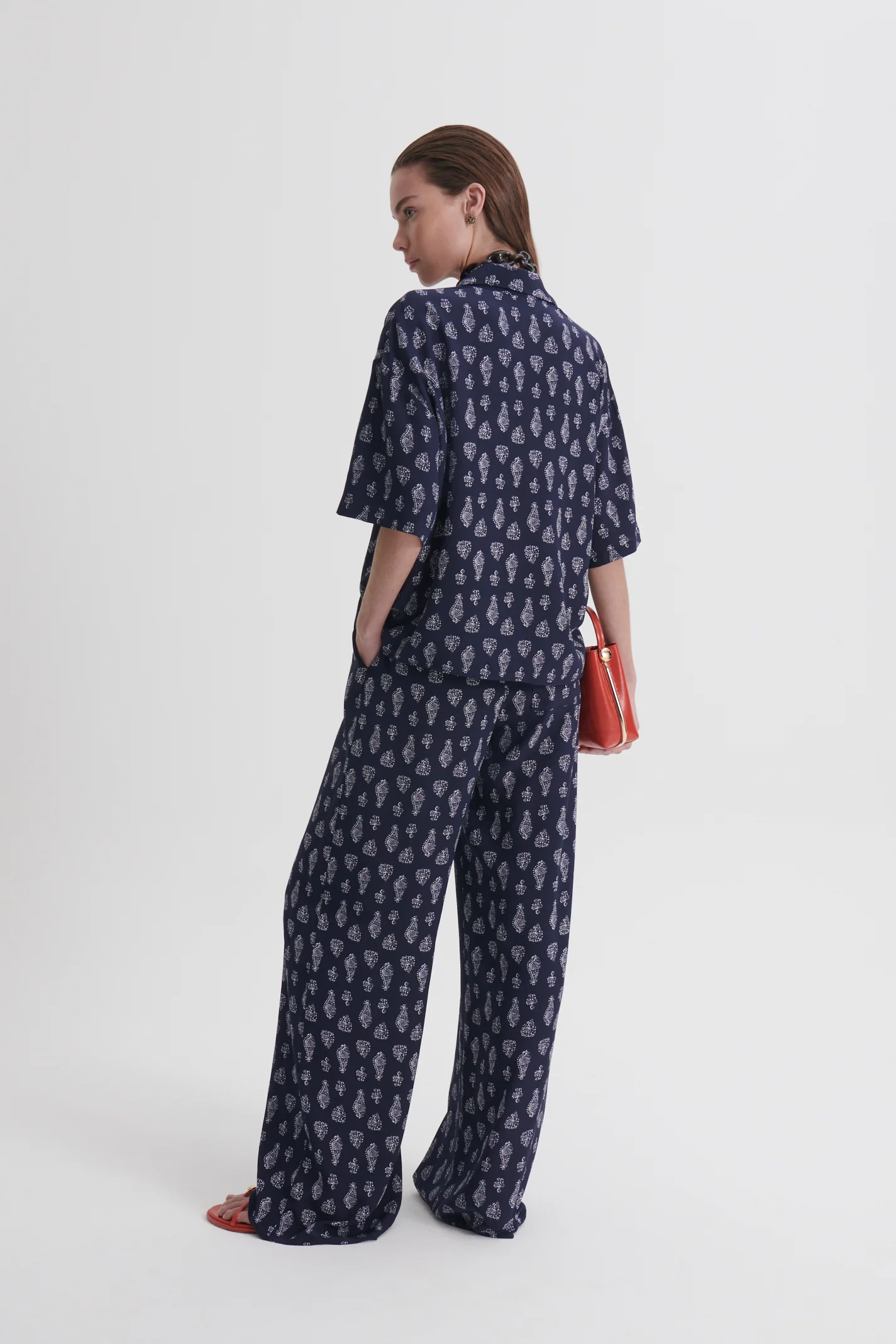 SILK PAISLEY TROUSER - Image 5