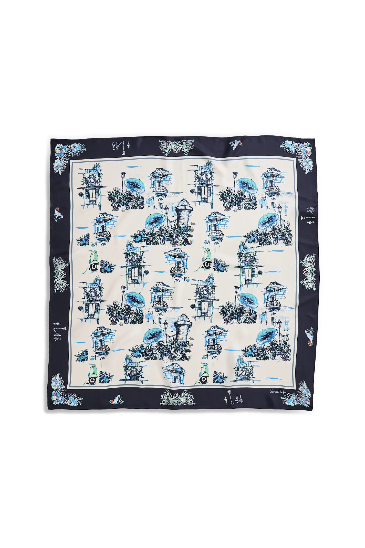 SILK SOUVENIR SCARF