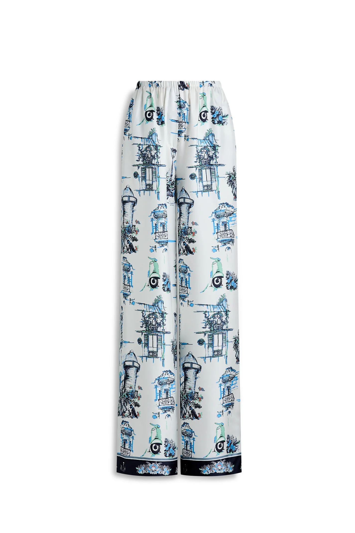 SILK SOUVENIR TROUSER