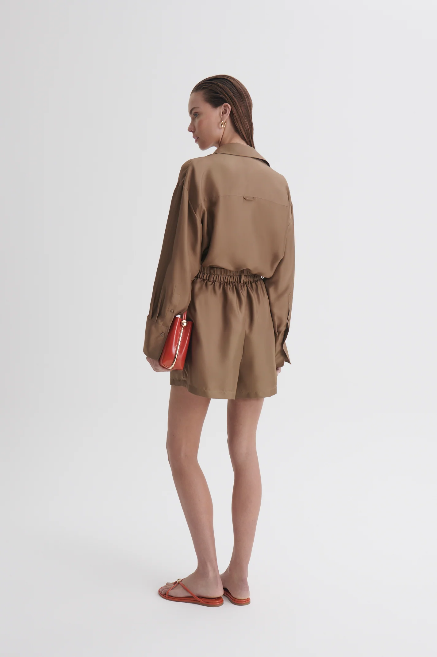 SILK TWILL SHORT - Image 5