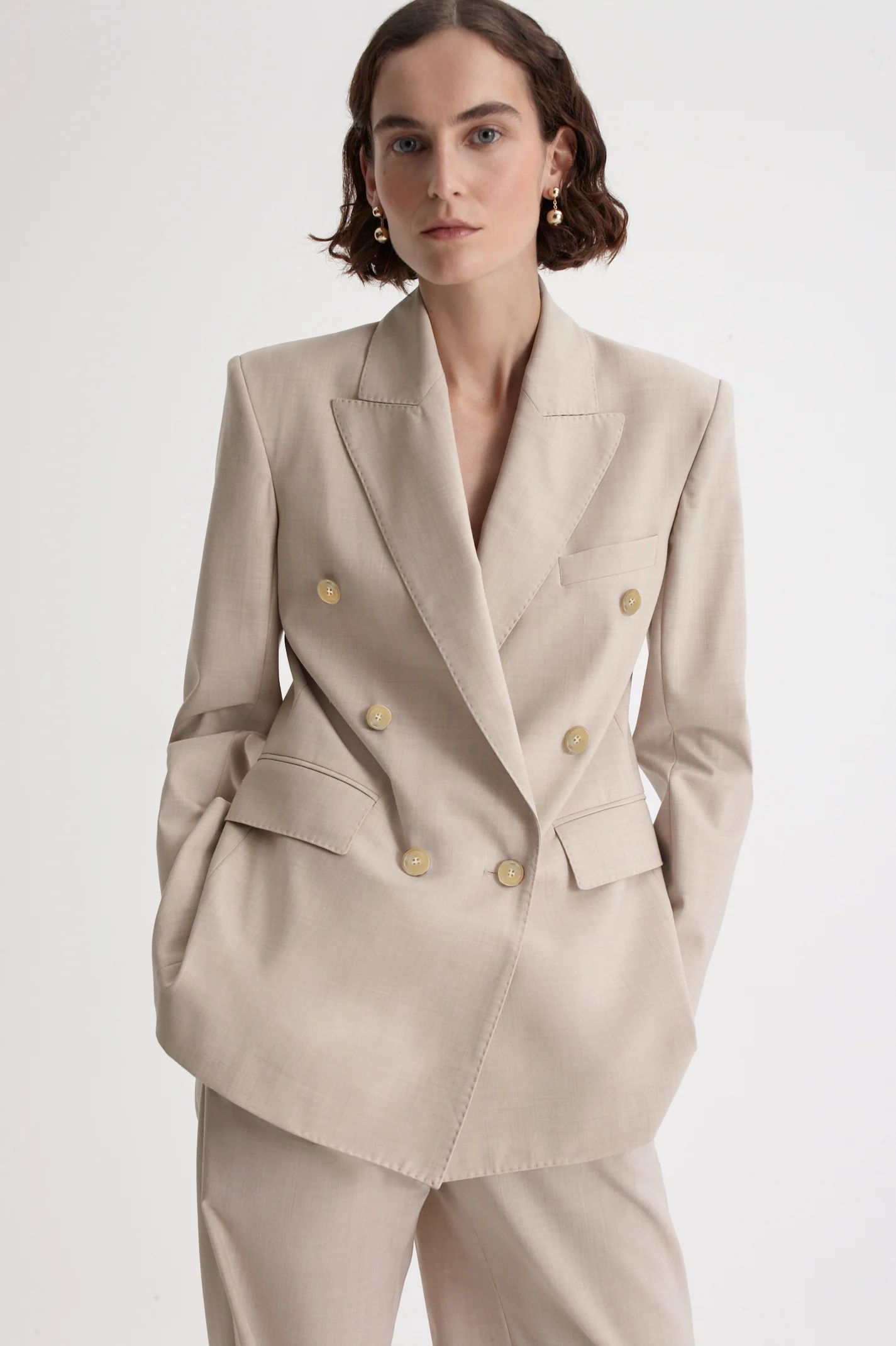 SOFT DOUBLE BREASTED JACKET - Image 3